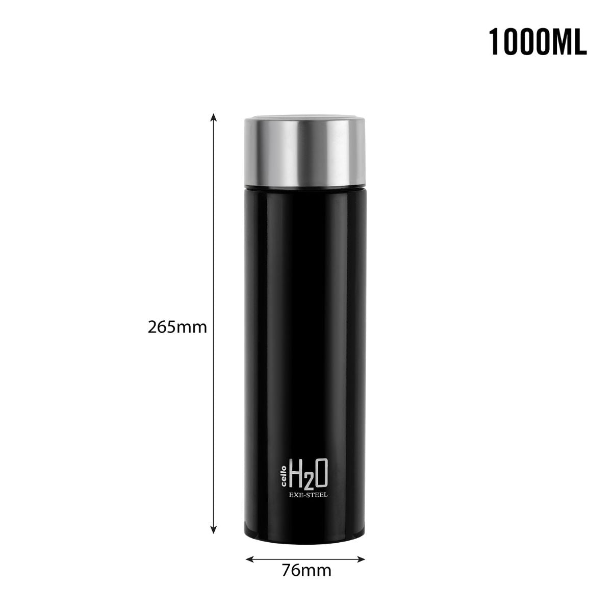 Cello H2O Stainless Steel Water Bottle, 1000ml - view 43