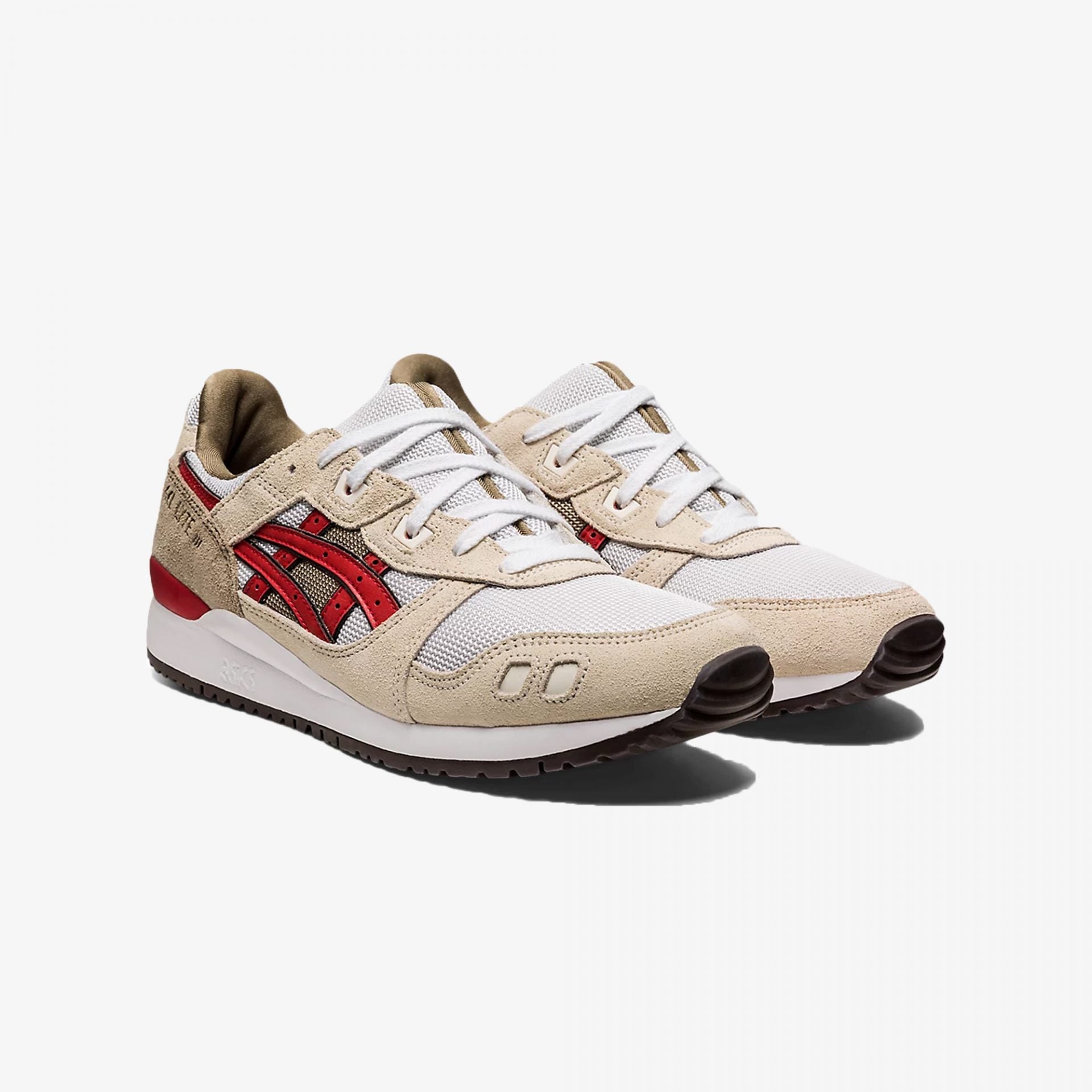Asics | GEL-LYTE III OG { SMOKE GREY/RED ALERT