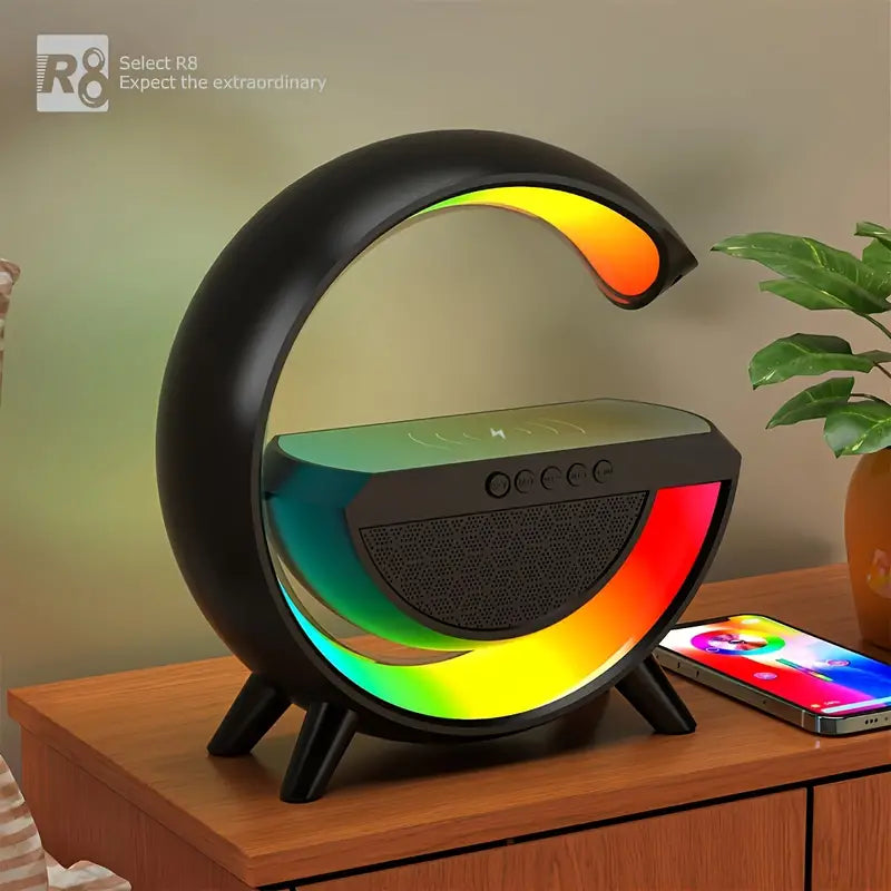 Catterton Premium G-Shape Lamp + Speaker + Wireless Charger