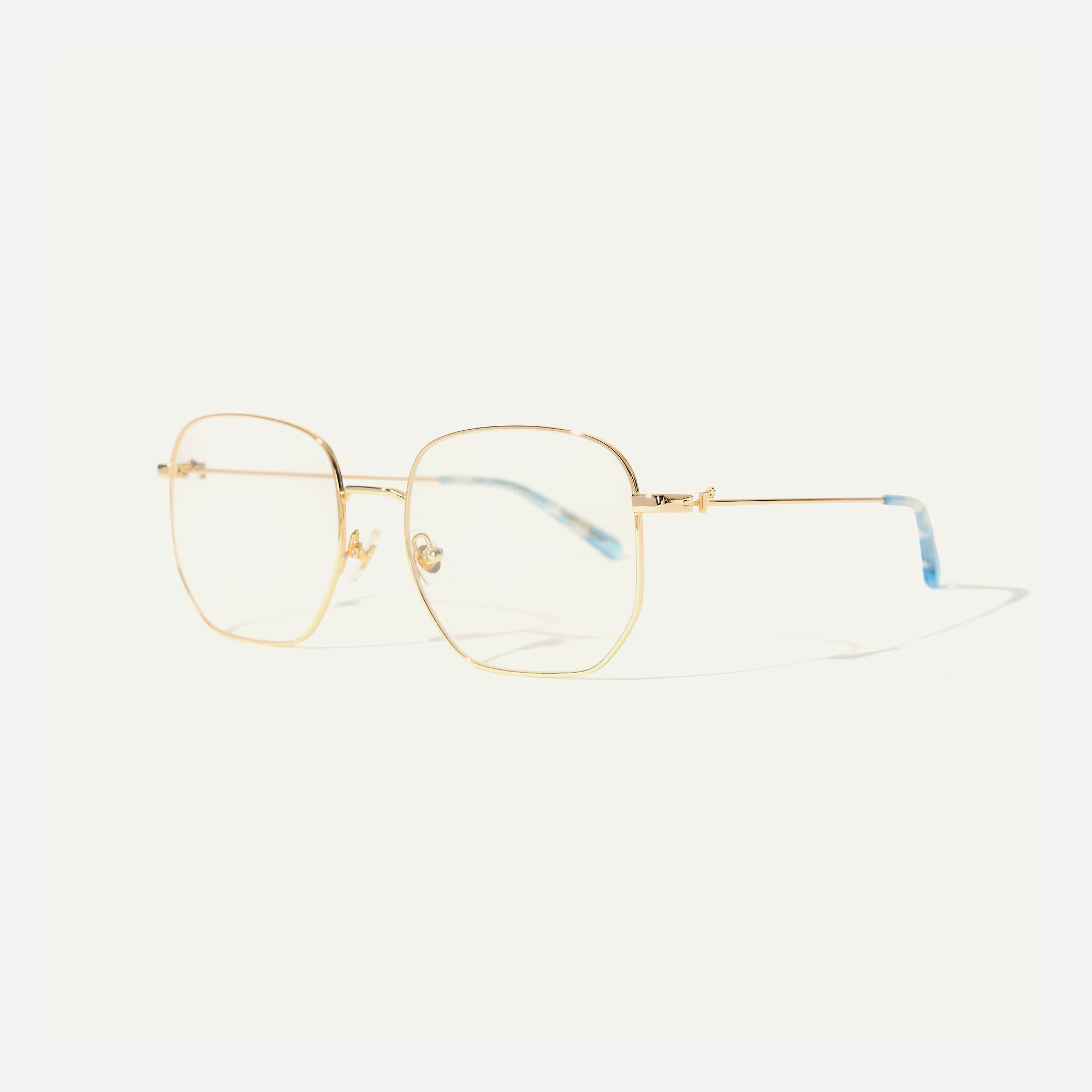 Golf Le Fleur wireframe Eyeglasses Blue - view 2