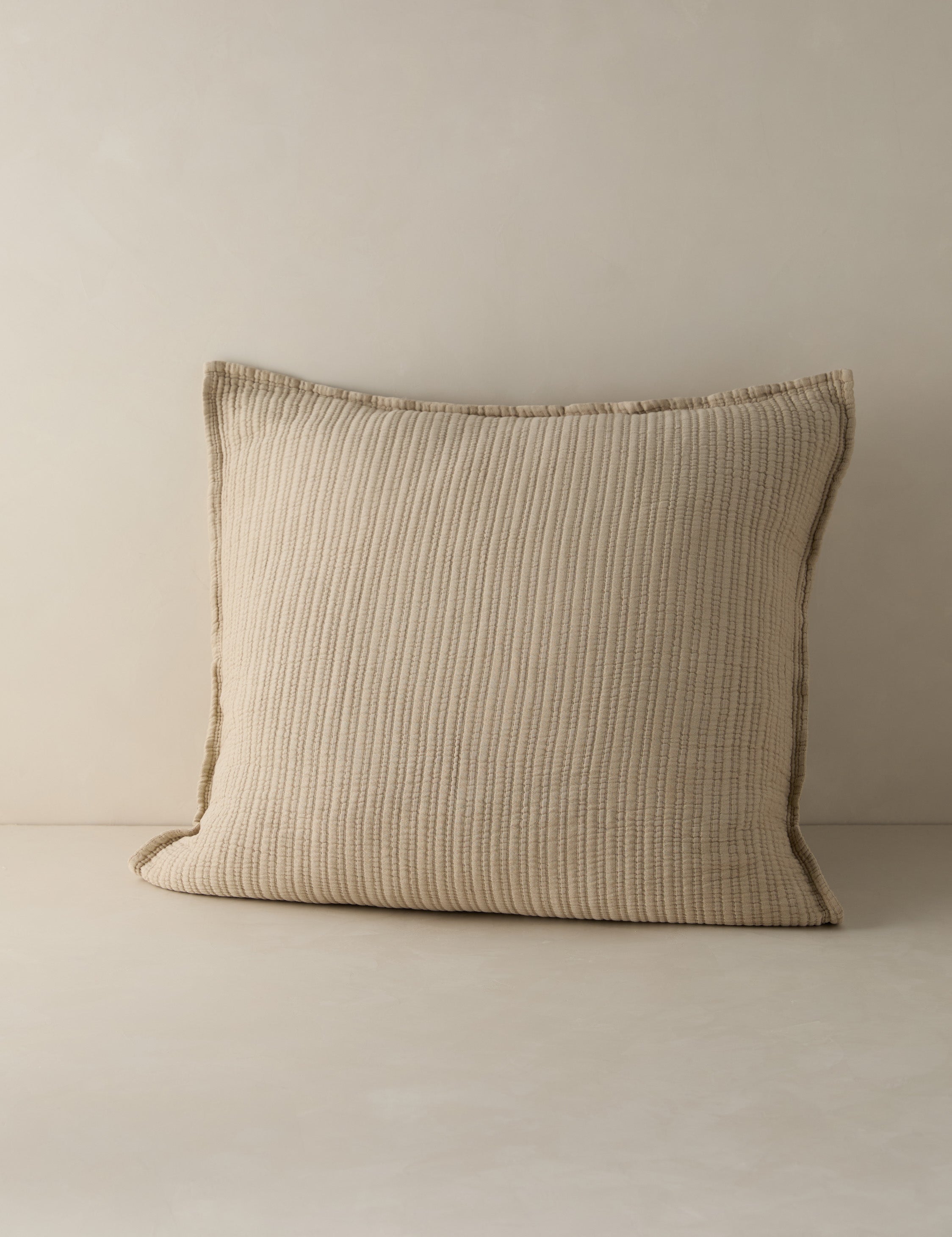 Lulu and Georgia Chatham Cotton Matelasse Euro Sham by Pom Pom at Home