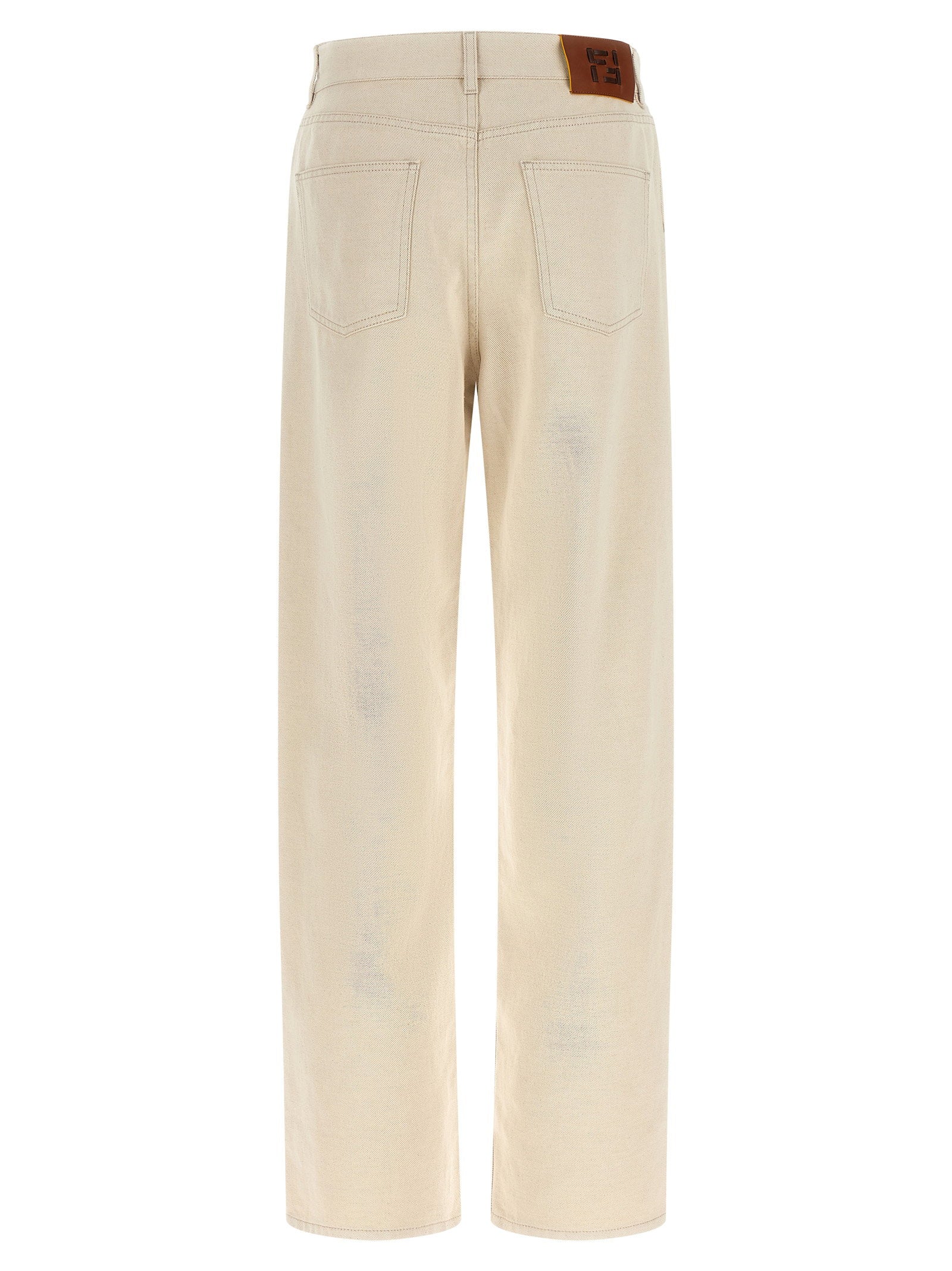 Fendi Ff Reverse Jeans – 68% cotton, 32% linen - view 2