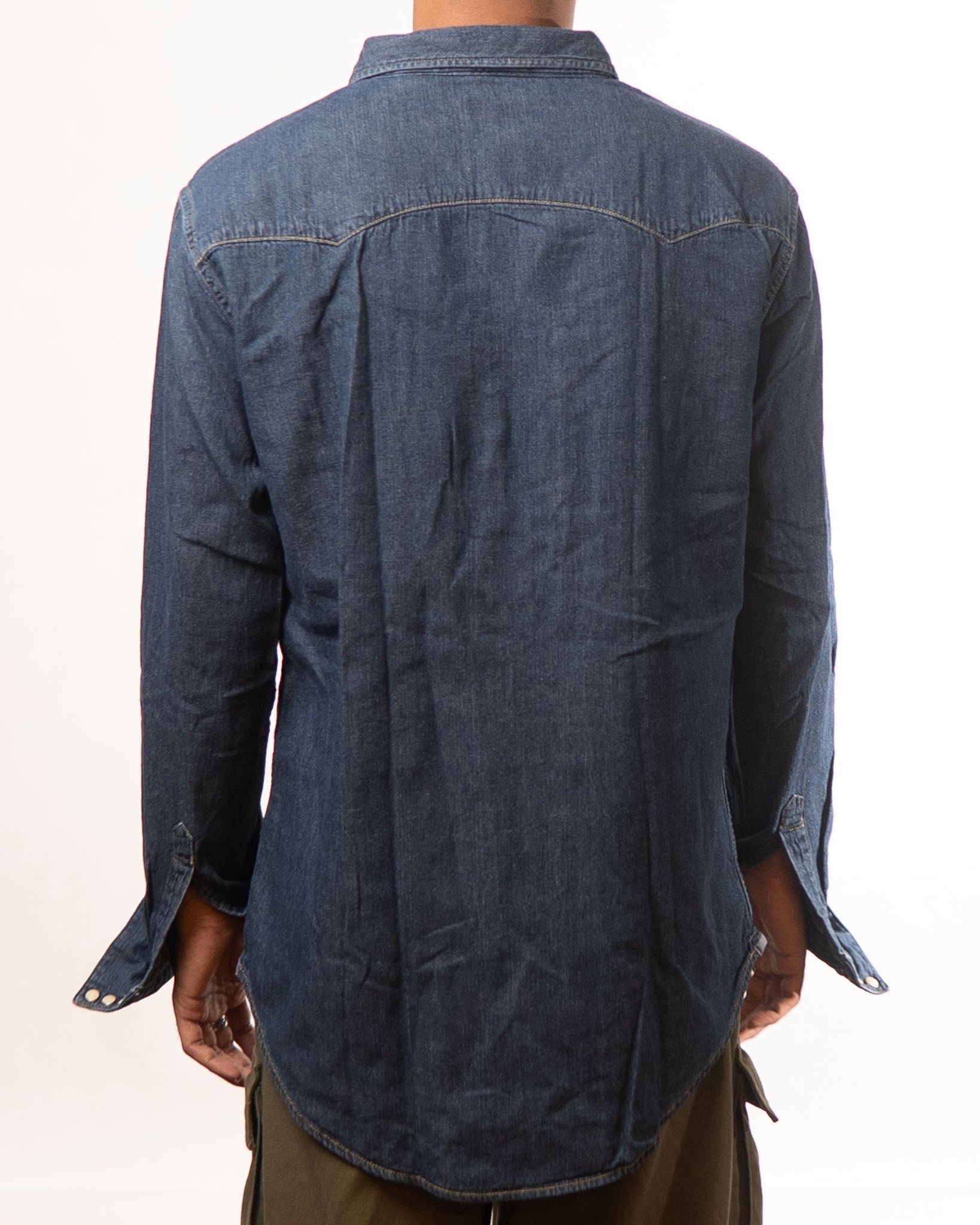 Levis Blue Slim Fit Denim Shirt - view 3