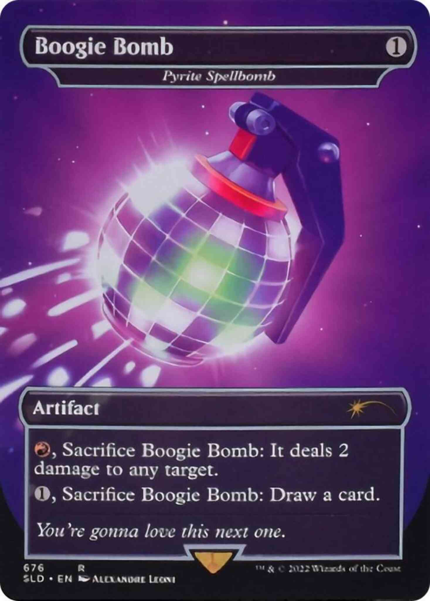 Pyrite spellbomb 0676 – Magic Boogie Bomb - Pyrite Spellbomb [0676] [Borderless] [Fortnite] [Secret Lair Drop] [Non-Foil]