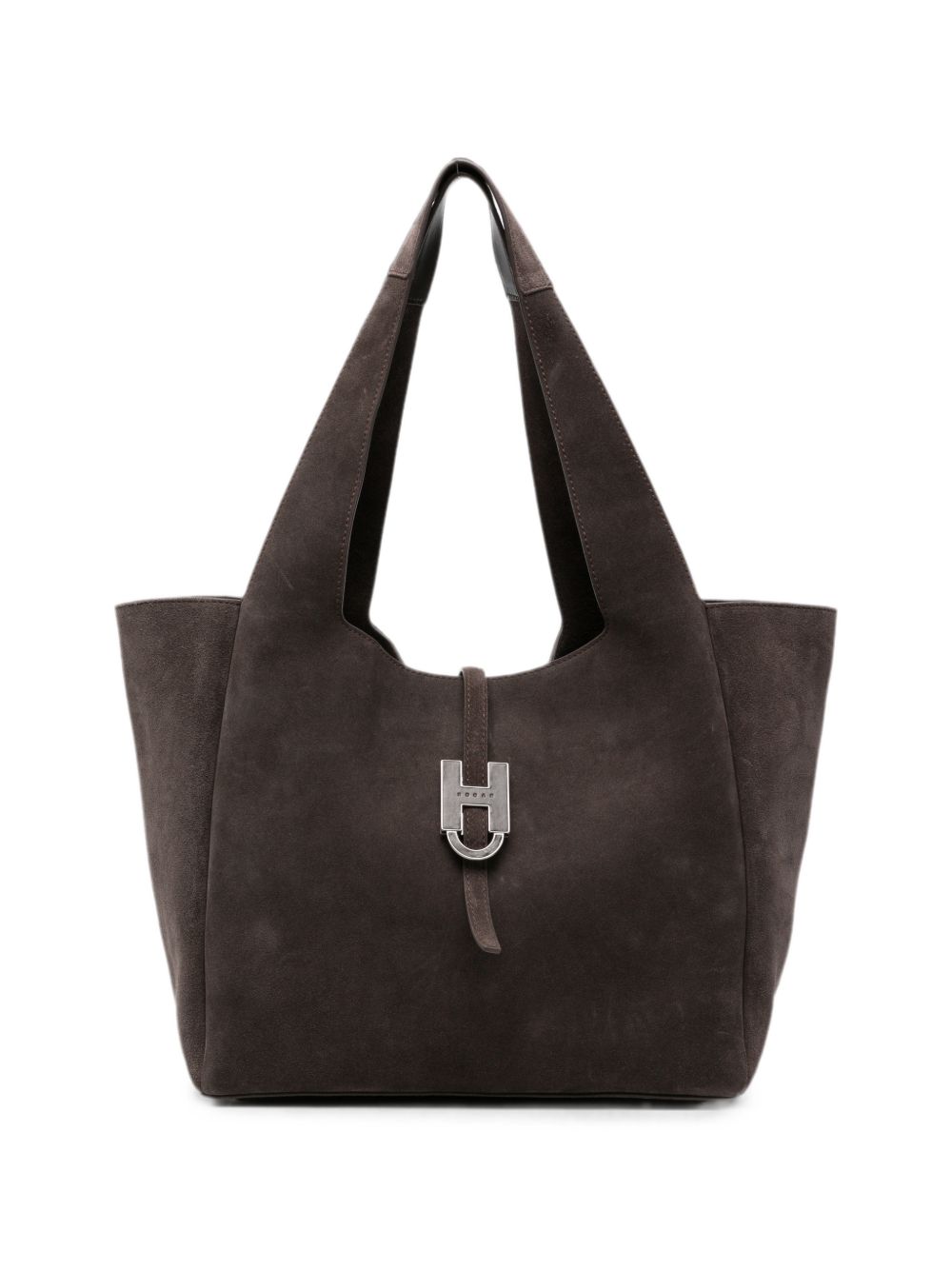 Hogan Trend Leather Tote – Calf Suede 100%