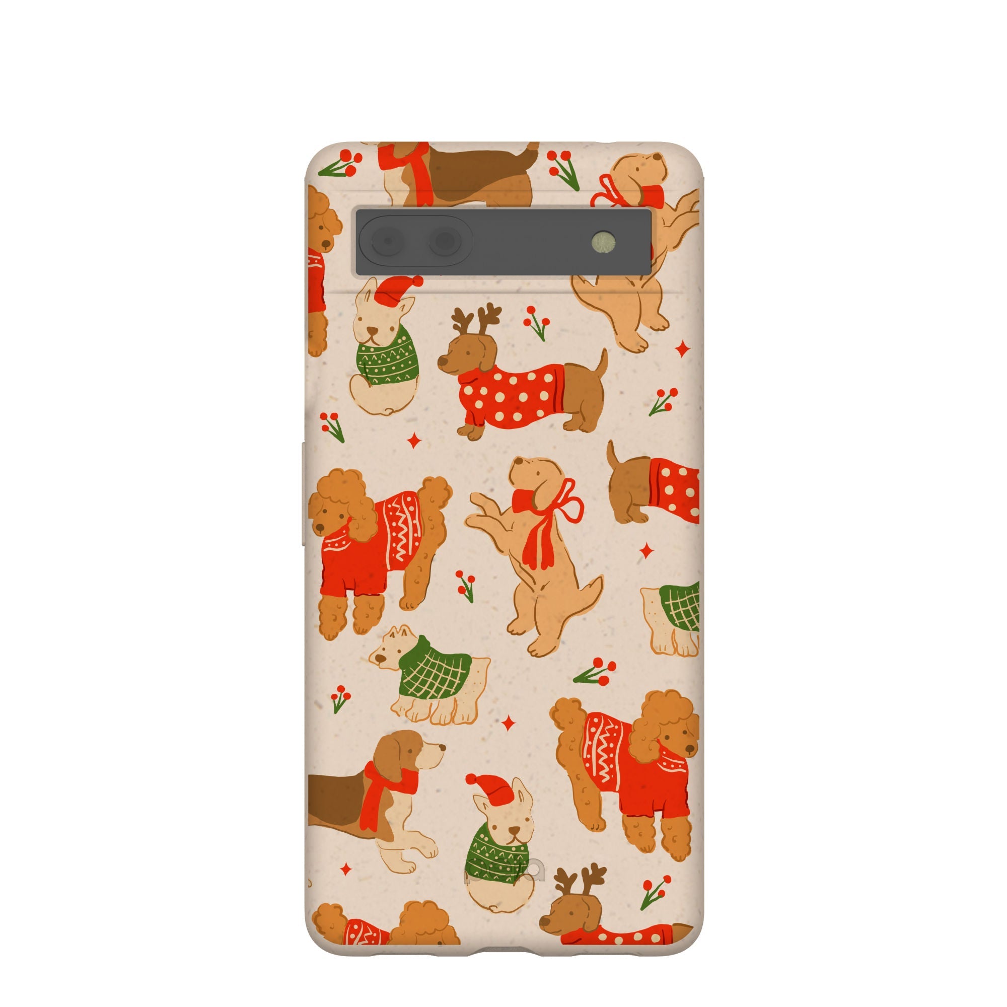 Pela Case Seashell Jolly Doggos Google Pixel 6a Case