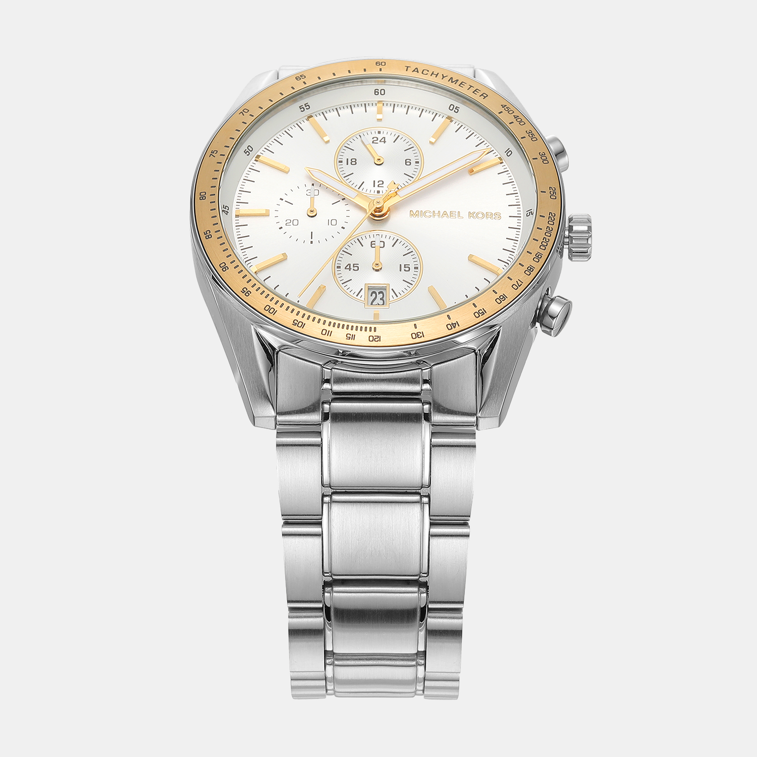 Michael Kors Accelerator Men Quartz White Dial Chronograph Stainless Steel Watch MK9112 - view 3