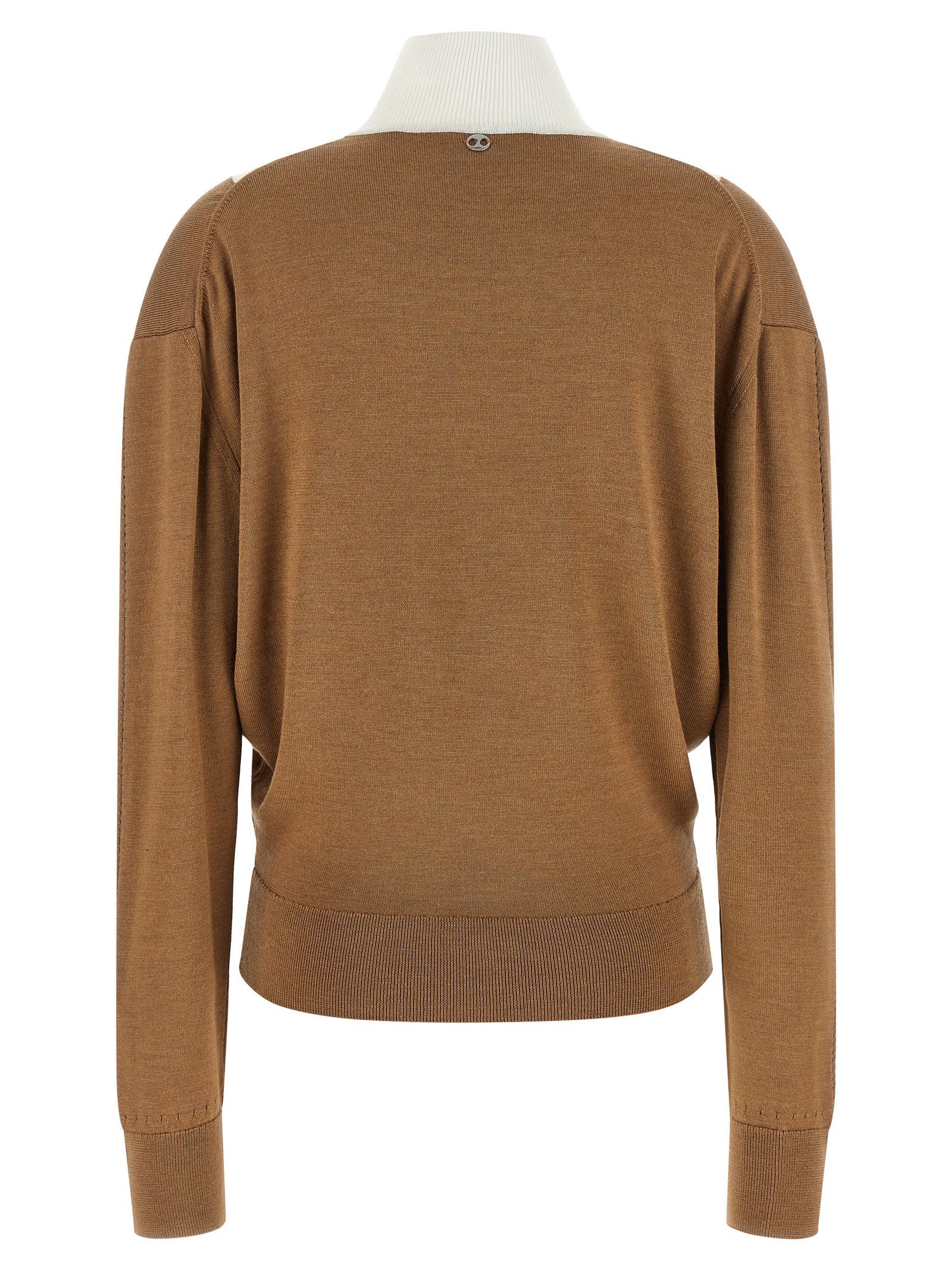 Paco Rabanne Sweater With Perforated Intarsia - view 2