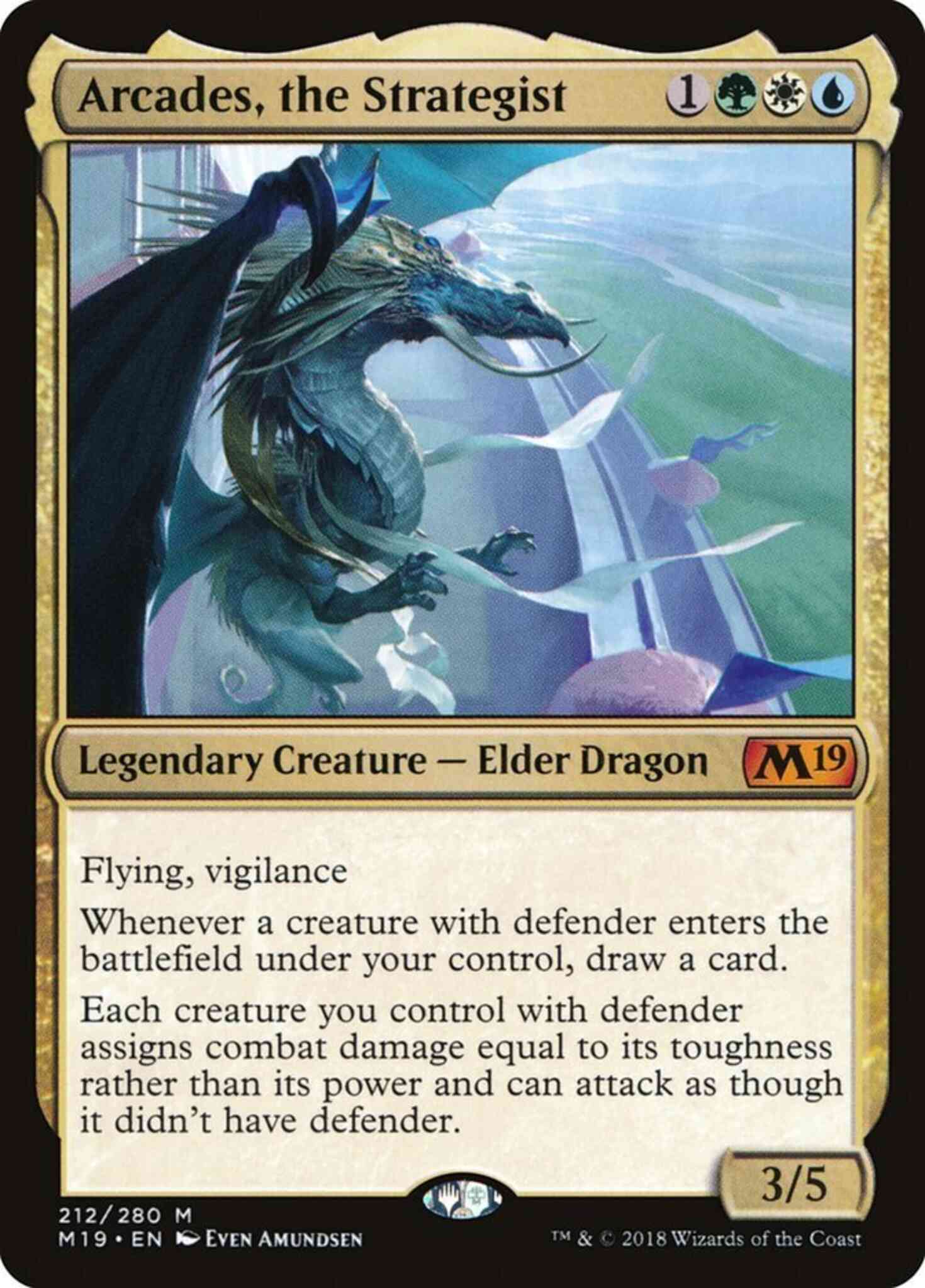 Arcades the strategist – Magic Arcades, the Strategist [212] [Core Set 2019] [Non-Foil]