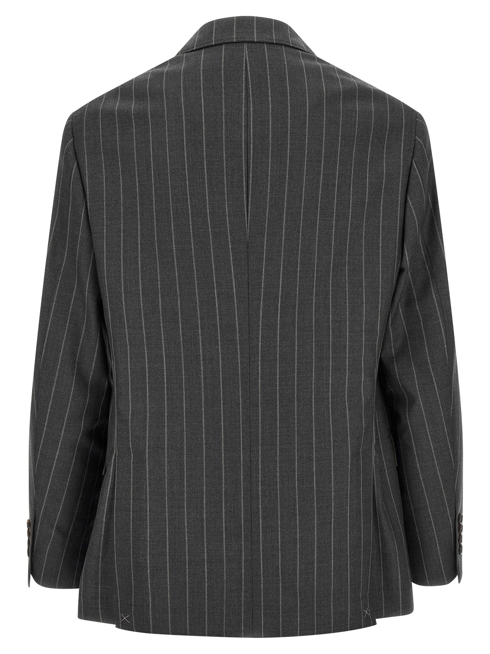 Brunello Cucinelli Pinstripe Blazer – 100% virgin wool - view 2