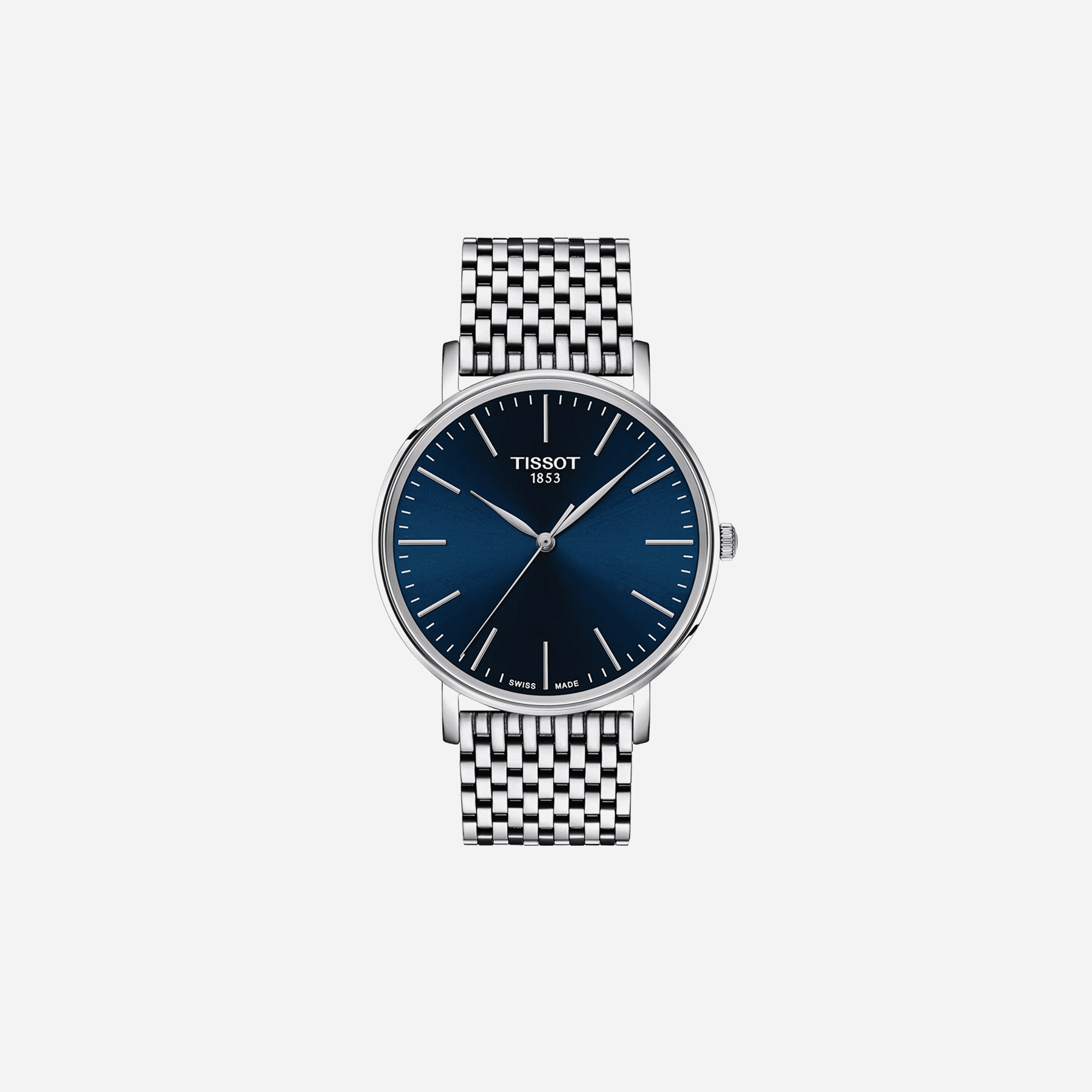 Tissot Everytime Blue Dial 40mm Stainless Steel Quartz Watch