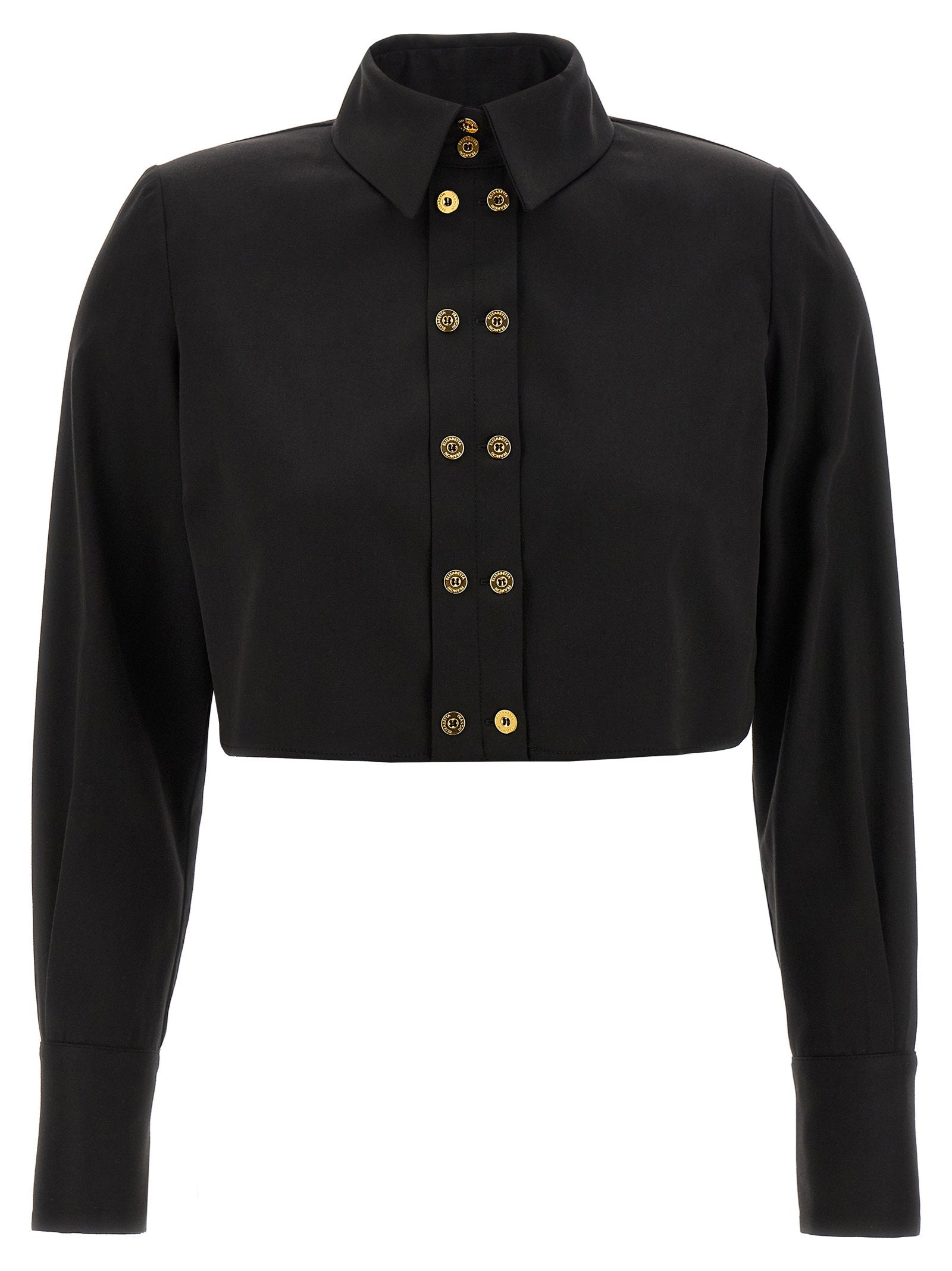 Elisabetta Franchi Cropped Shirt – 96% lycra 4% elastane