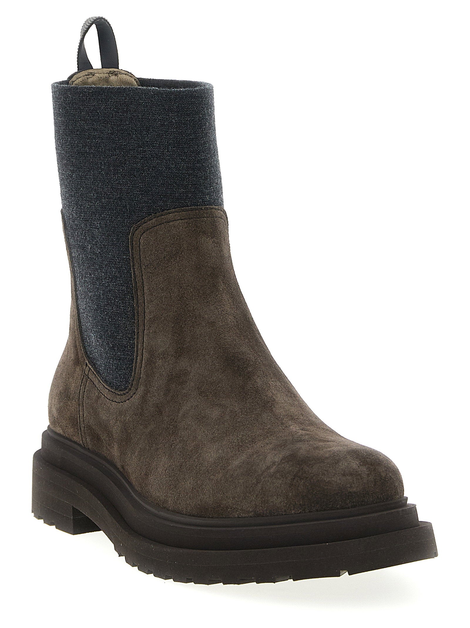 Brunello Cucinelli Precious Loop Detail Ankle Boots - view 2
