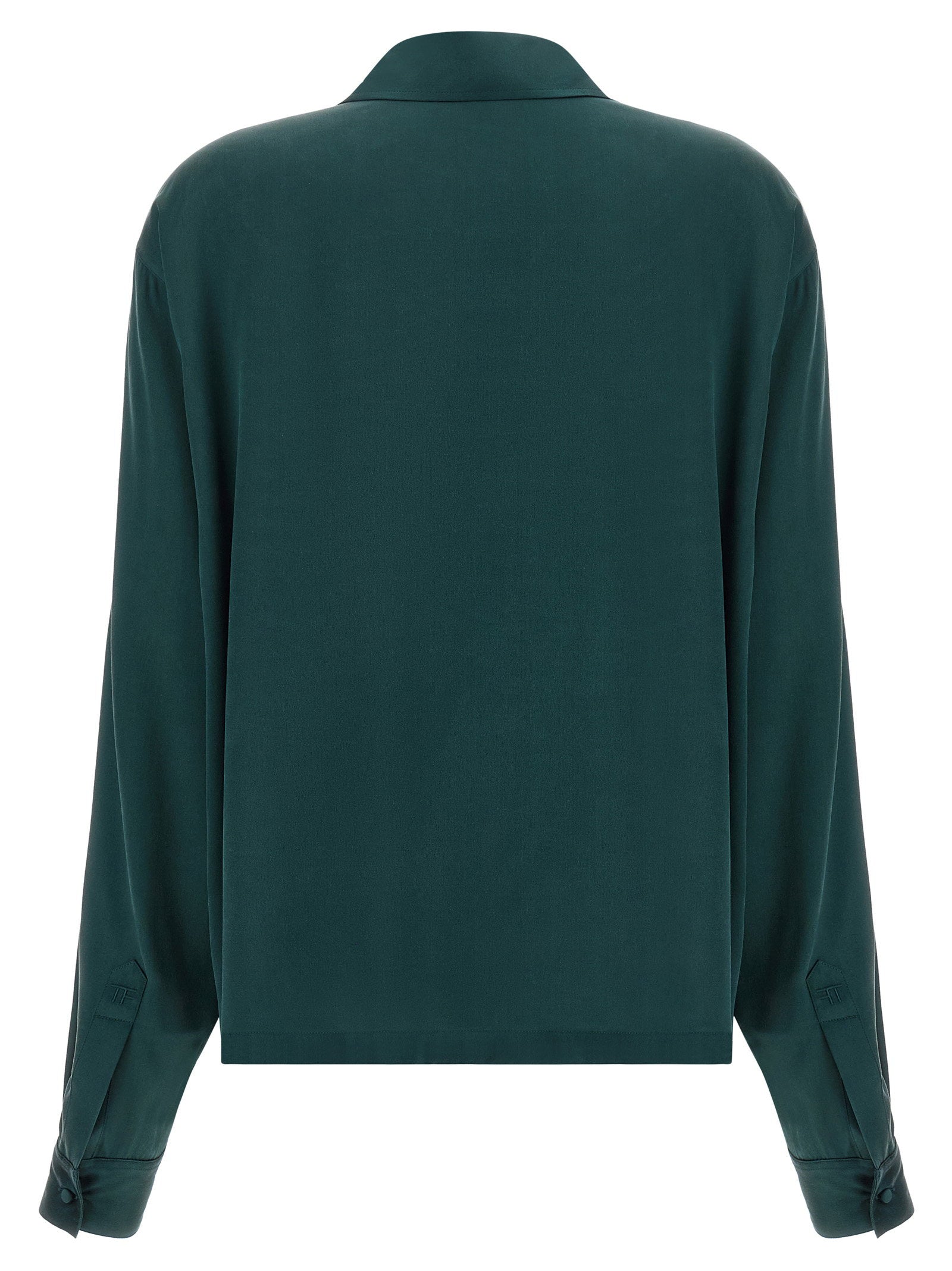 Tom Ford Satin Silk Polo Shirt – 100% silk - view 2