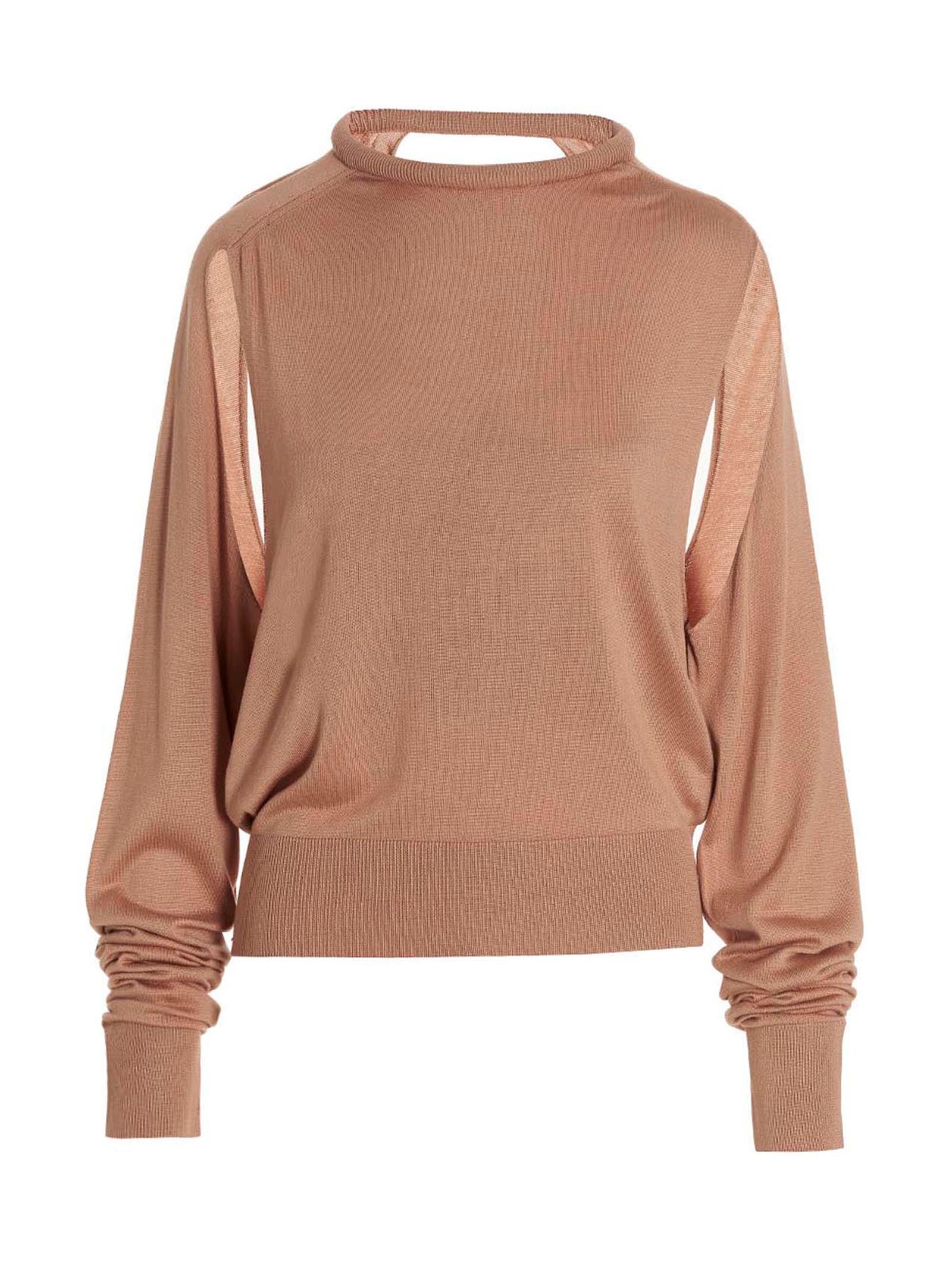 Ramael Cut Out Insert Top Sweater – 100% silk
