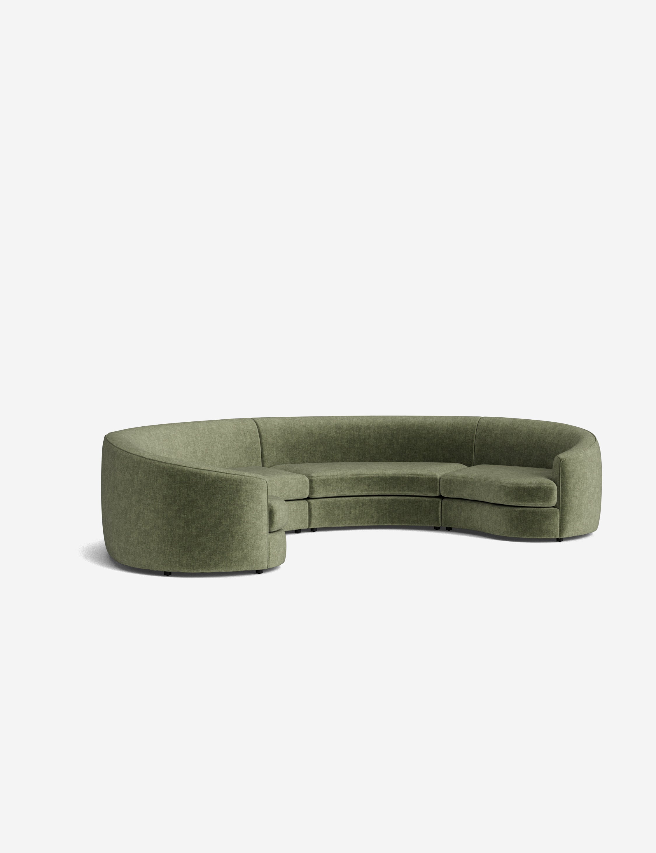 Lulu and Georgia Imada Modular Curved Sectional Sofa - view 188