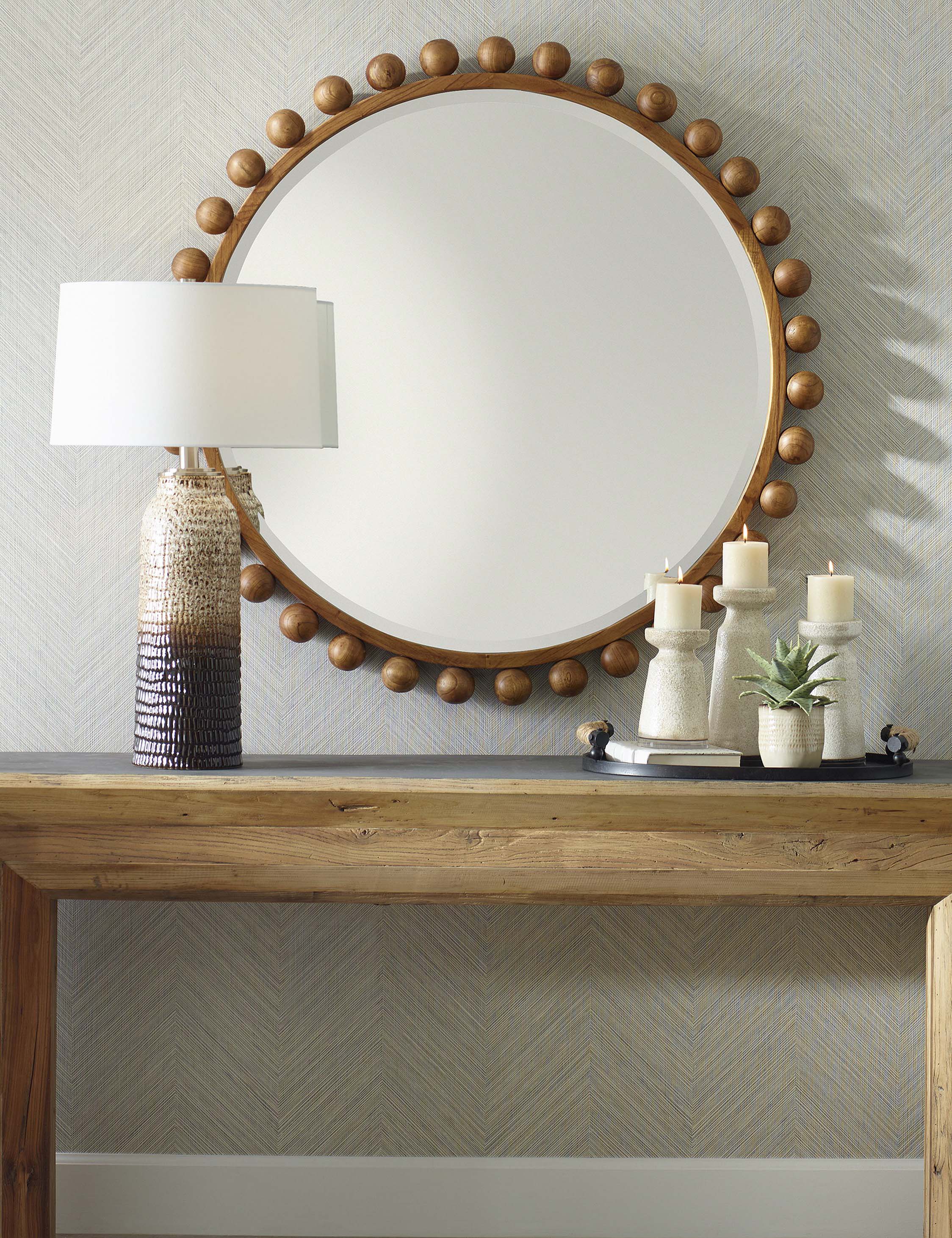 Lulu and Georgia Pechet Round Mirror - view 4