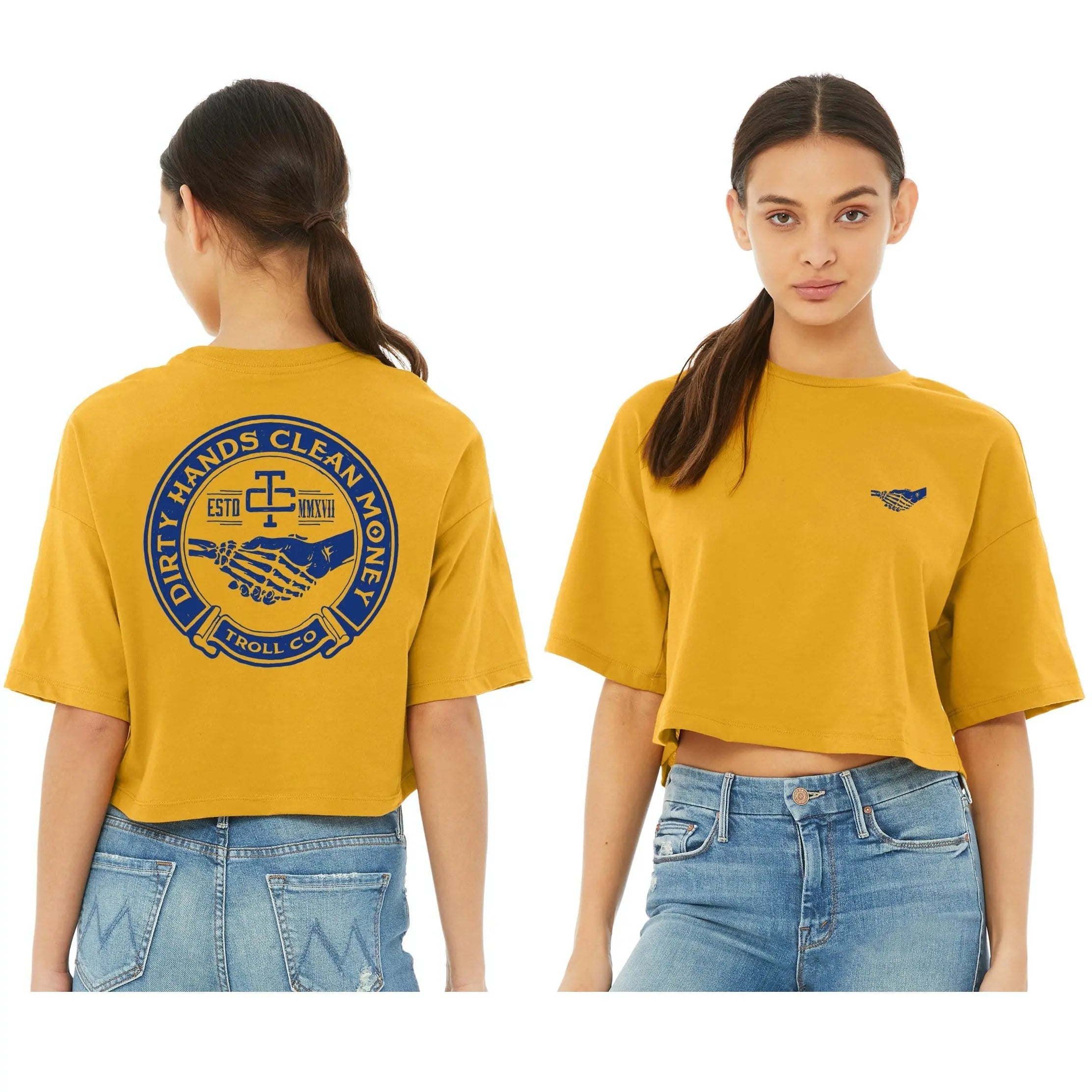 Radial Women's Haggler Crop – Mustard