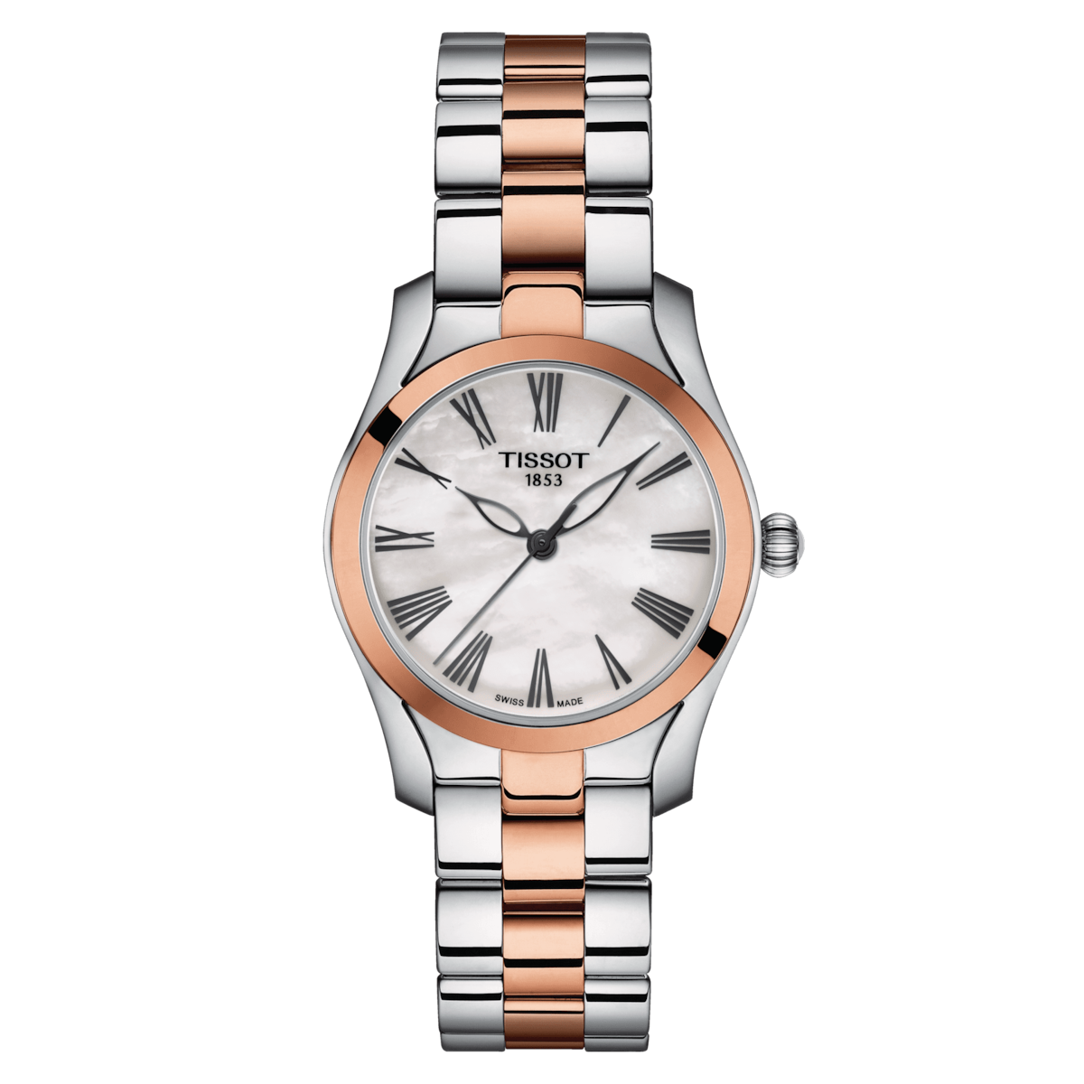 Tissot T-Lady White Mother-Of-Pearl Dial Women 30mm - view 2
