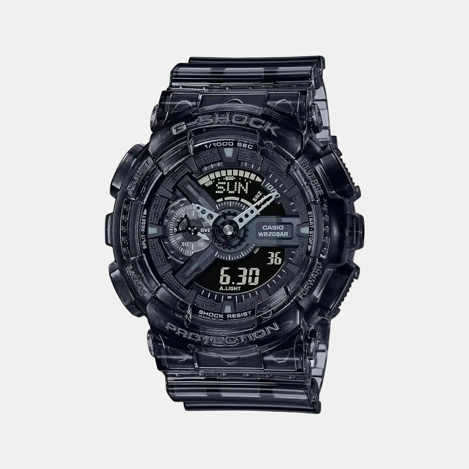 Casio G-Shock Men Quartz Black Dial Analog-Digital Resin Watch G1100