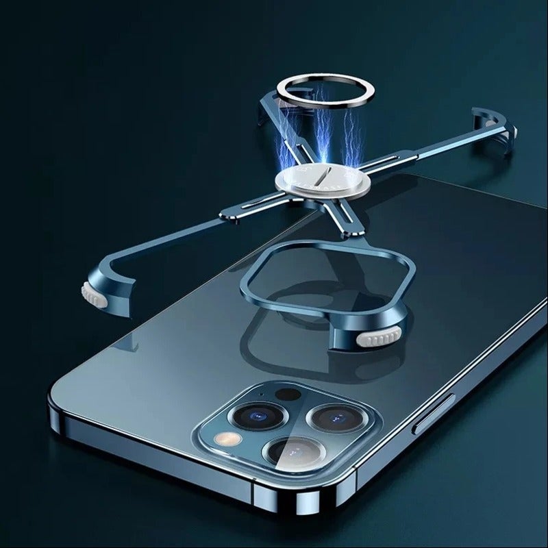 Apple iPhone 12 Pro Slim Aluminium Kickstand Bumper Frame
