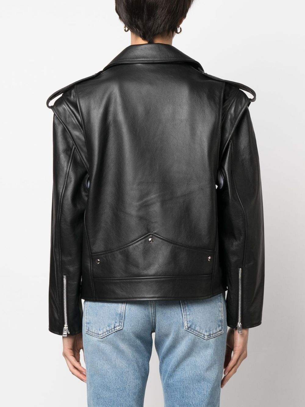 Armarium Leather biker jacket – leather 100% - view 2