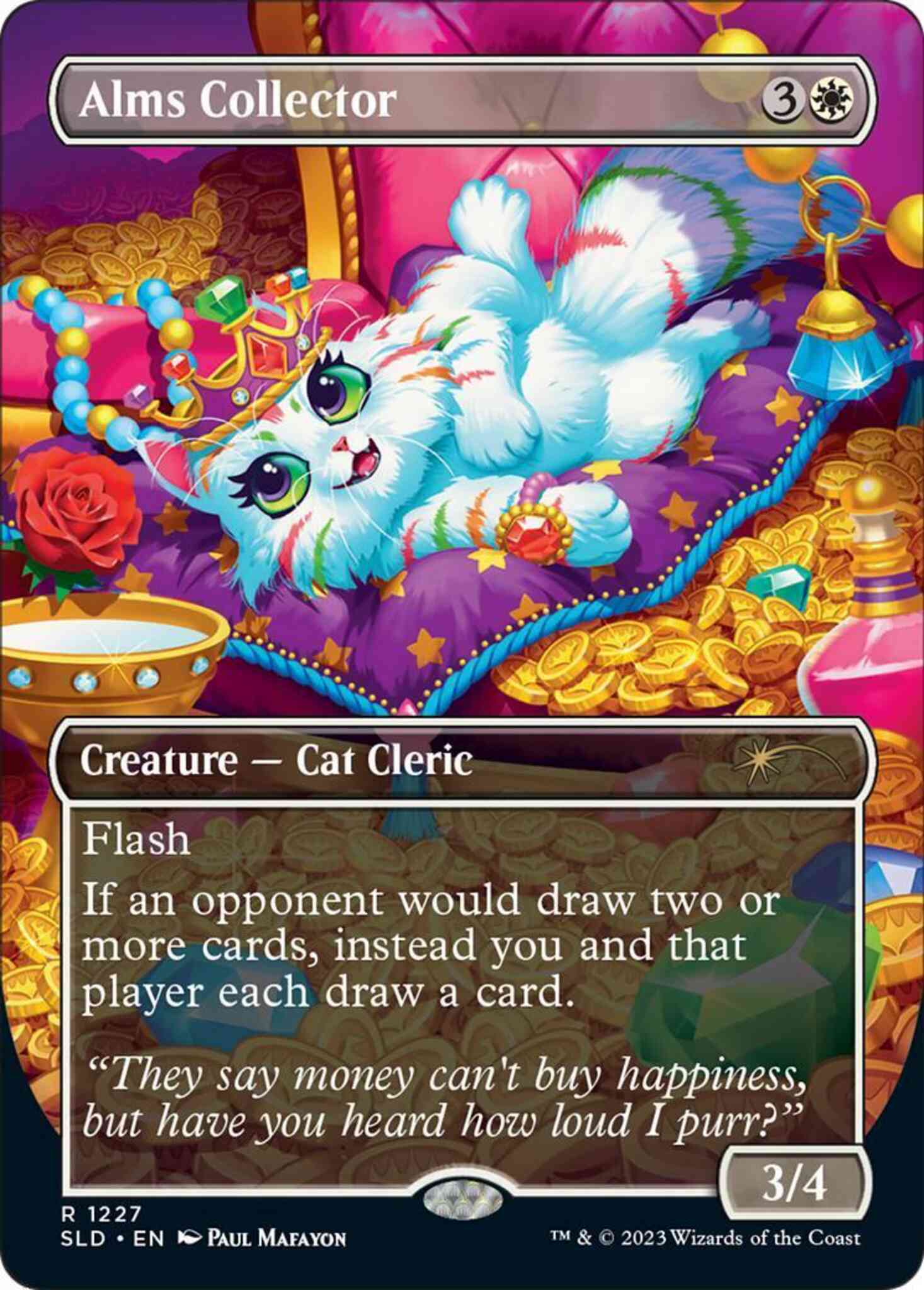 Alms collector 1227 – Magic Alms Collector [1227] [Borderless] [90s Binder] [Secret Lair Drop] [Non-Foil]