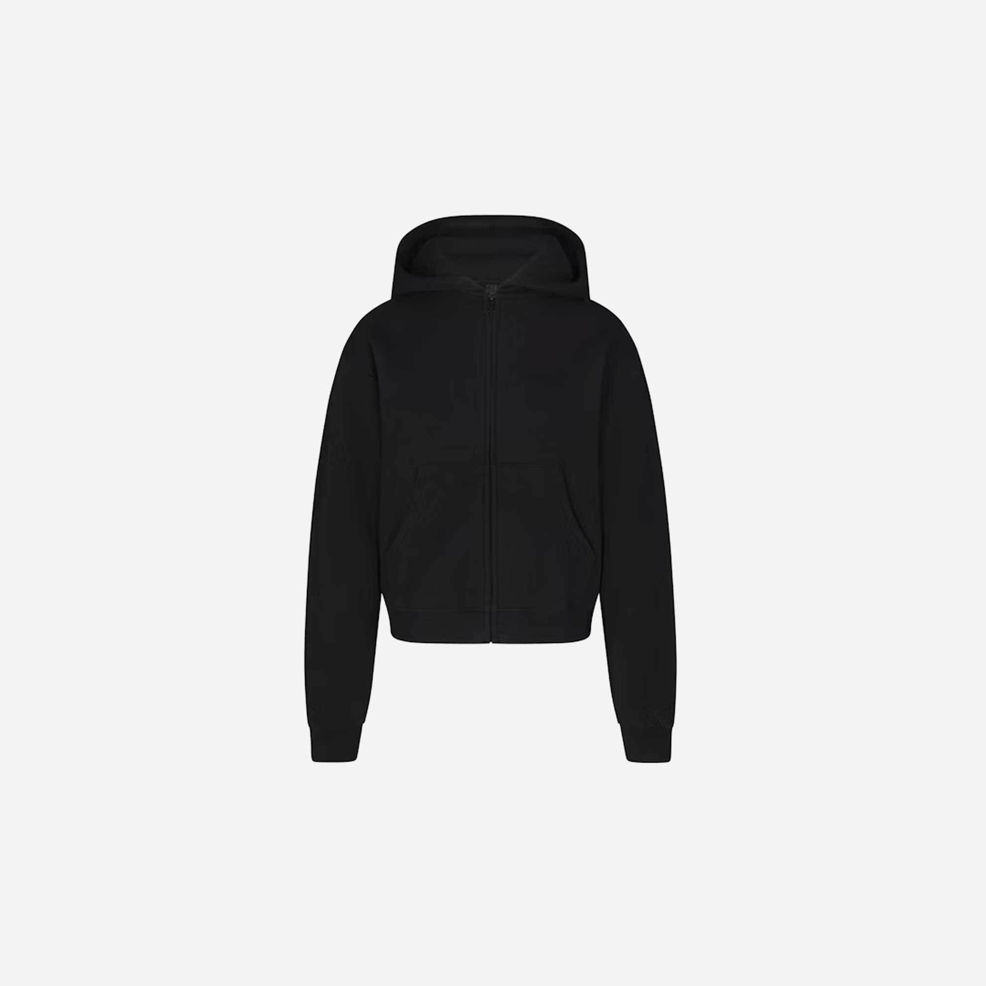 Skims Classic Zip Up Hoodie Cotton Fleece - view 2