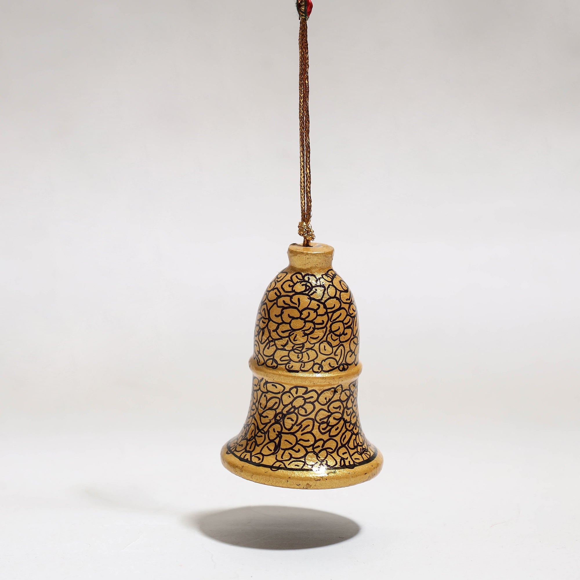 ZAHID HUSSAIN BHAT Bell - Kashmir Handpainted Christmas Decor Ornament 11 - view 2