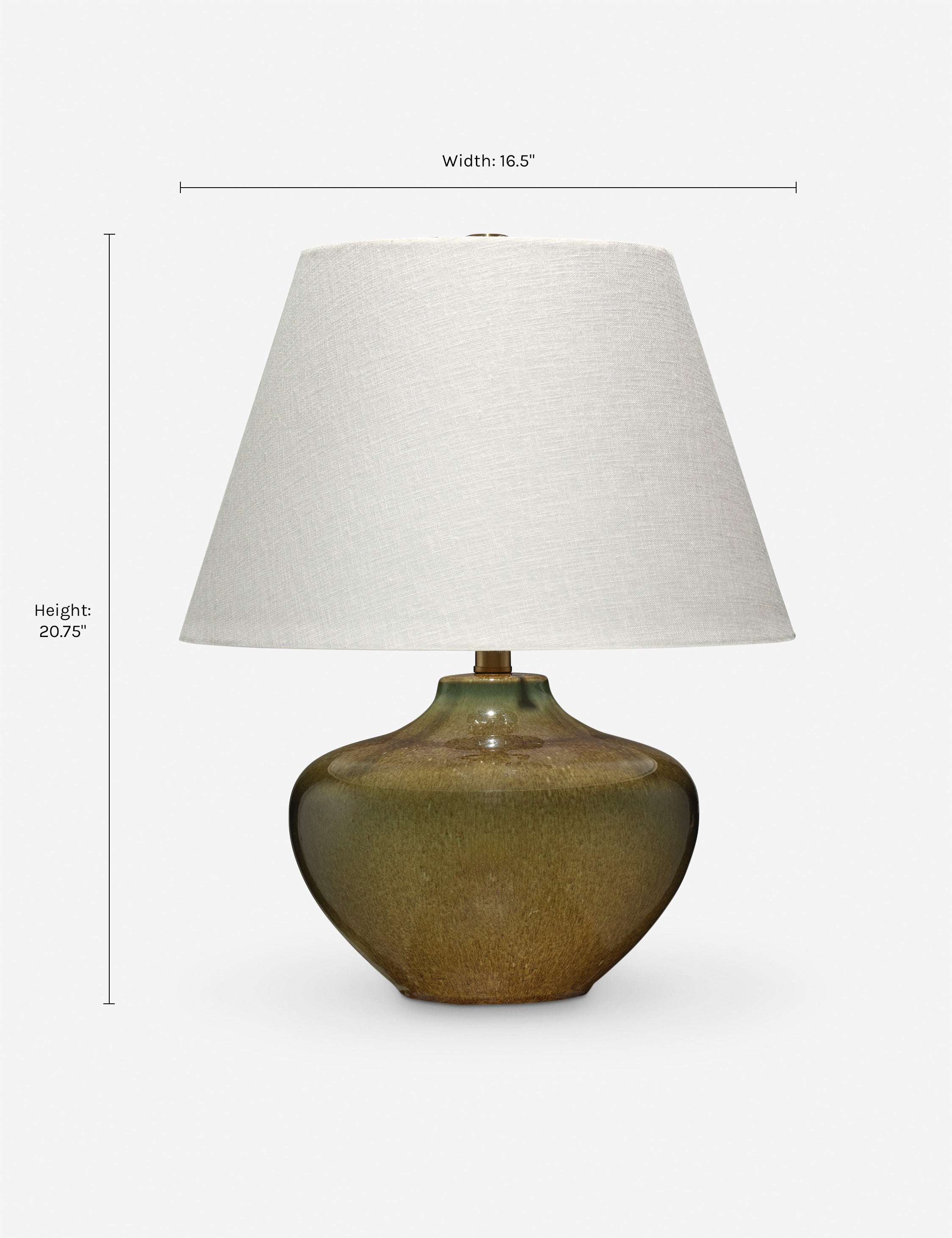 Lulu and Georgia Kierra Table Lamp – Green - view 3