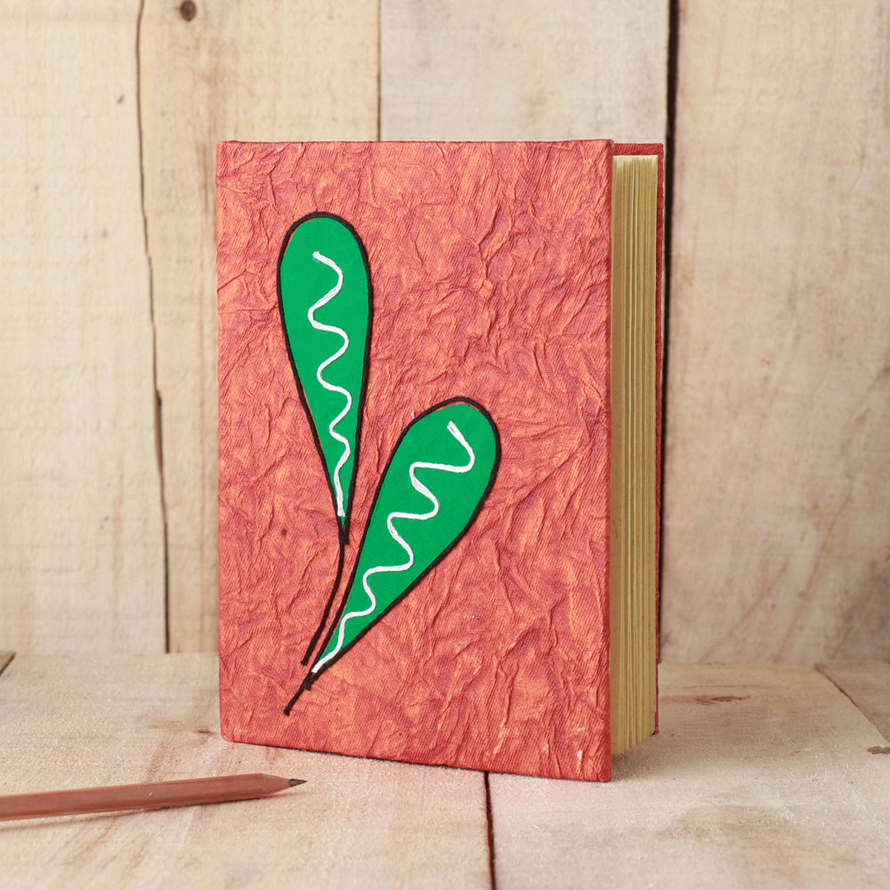 KHUSHBASH - HAPPY LOOM OF EAST Bengal Handmade Paper Notebook (7.5 x 5 in)