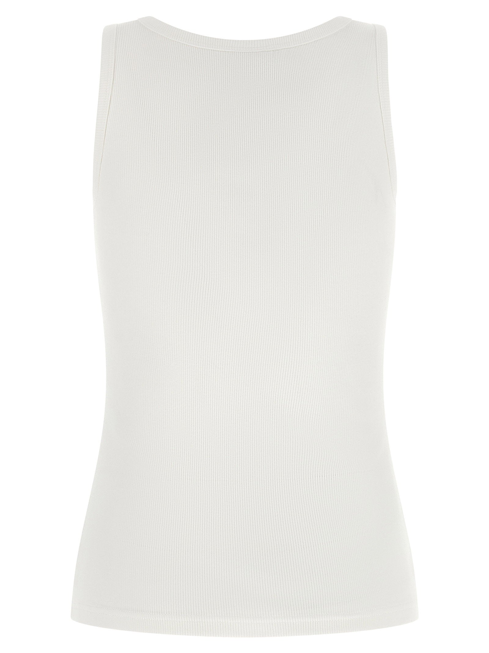 Courreges Top With Front Zip – 98% cotton, 2% elastane - view 2