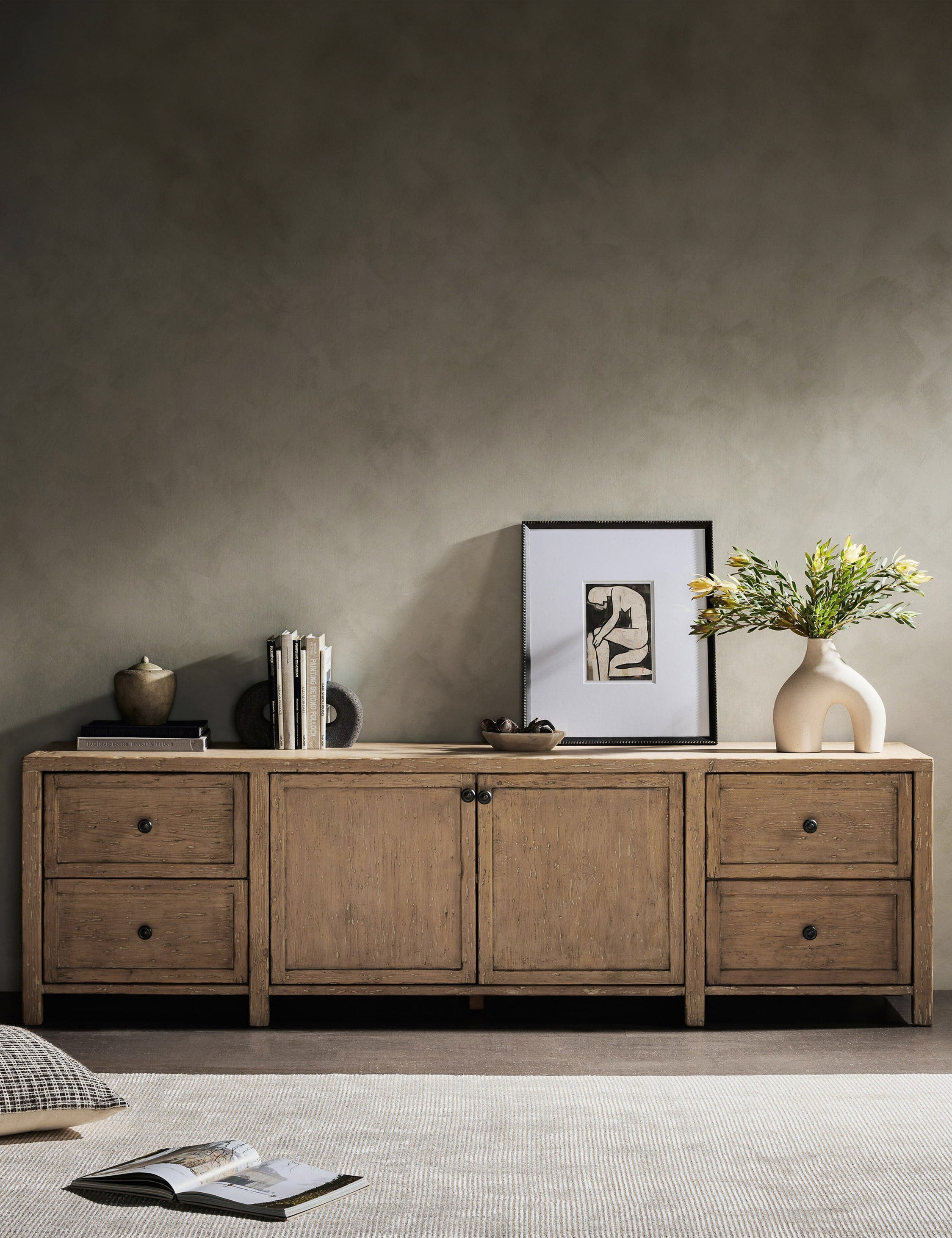 Lulu and Georgia Sabella Media Console – Natural - view 2