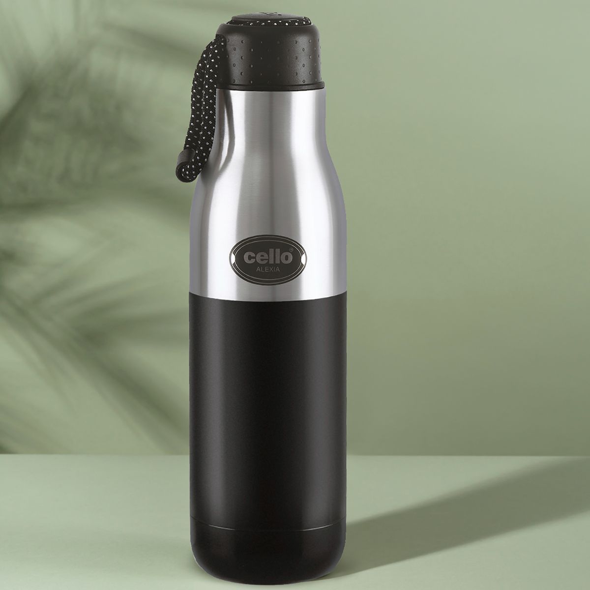 Cello Alexia Flask, Vacusteel Water Bottle, 800ml