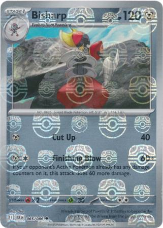 Pokémon Bisharp - Master Ball Pattern - 065/086 - Uncommon [sv105b-065] [Reverse Holo]