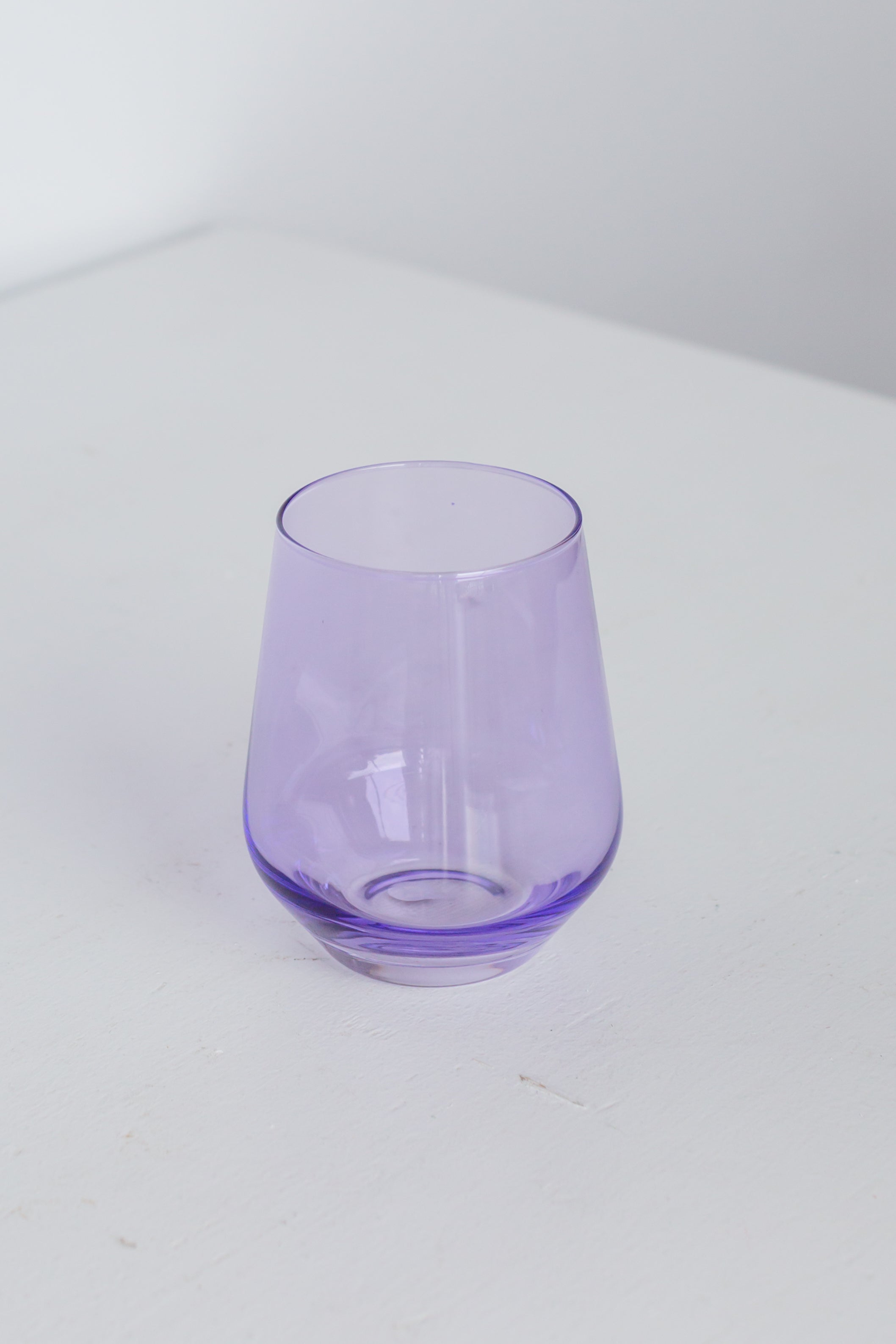Estelle Colored Glass Estelle Colored Wine Stemless - Set of 6 {Lavender} - view 2