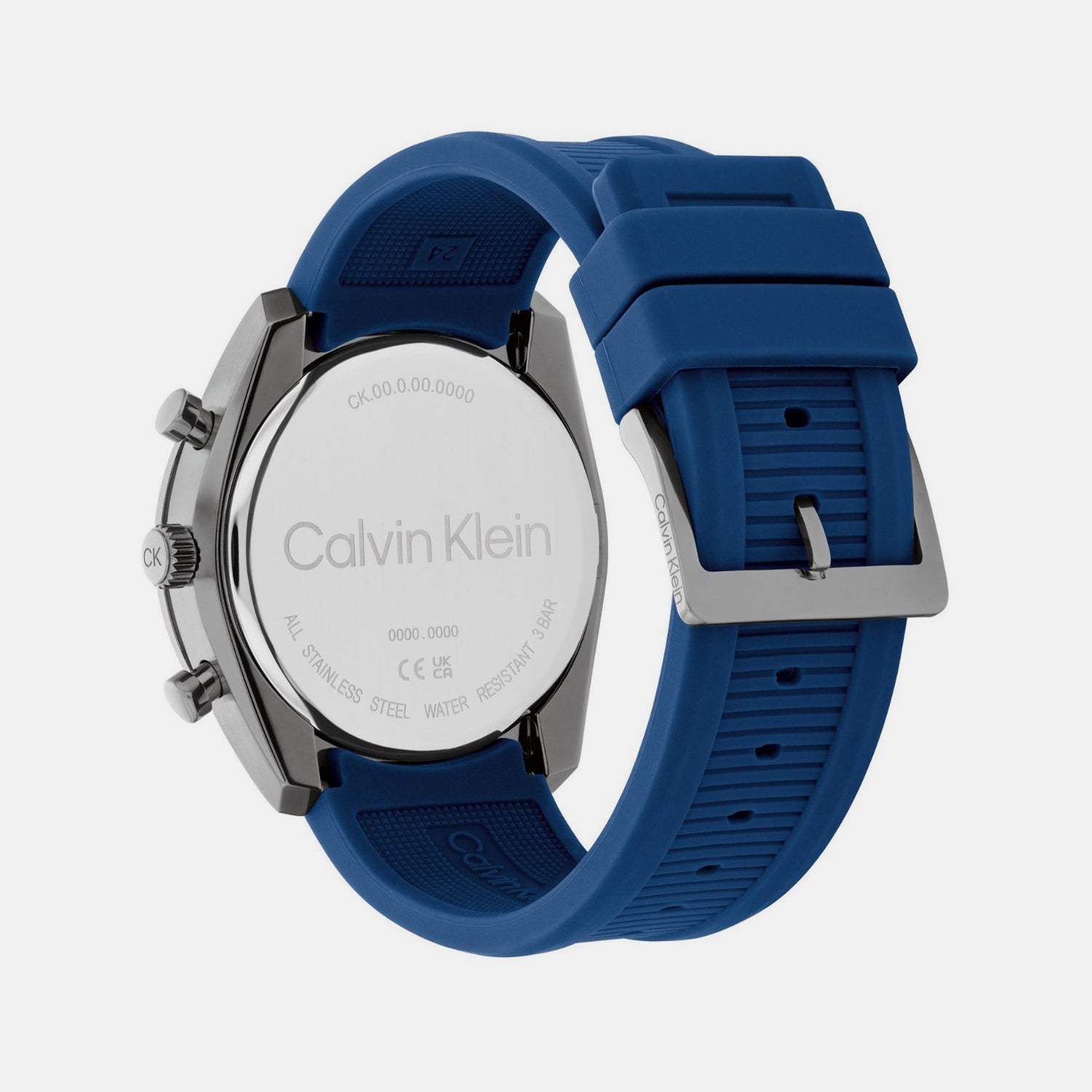 Calvin Klein Ck Flex Men Quartz Blue Dial Chronograph Stainless Steel Watch 25200468 - view 3