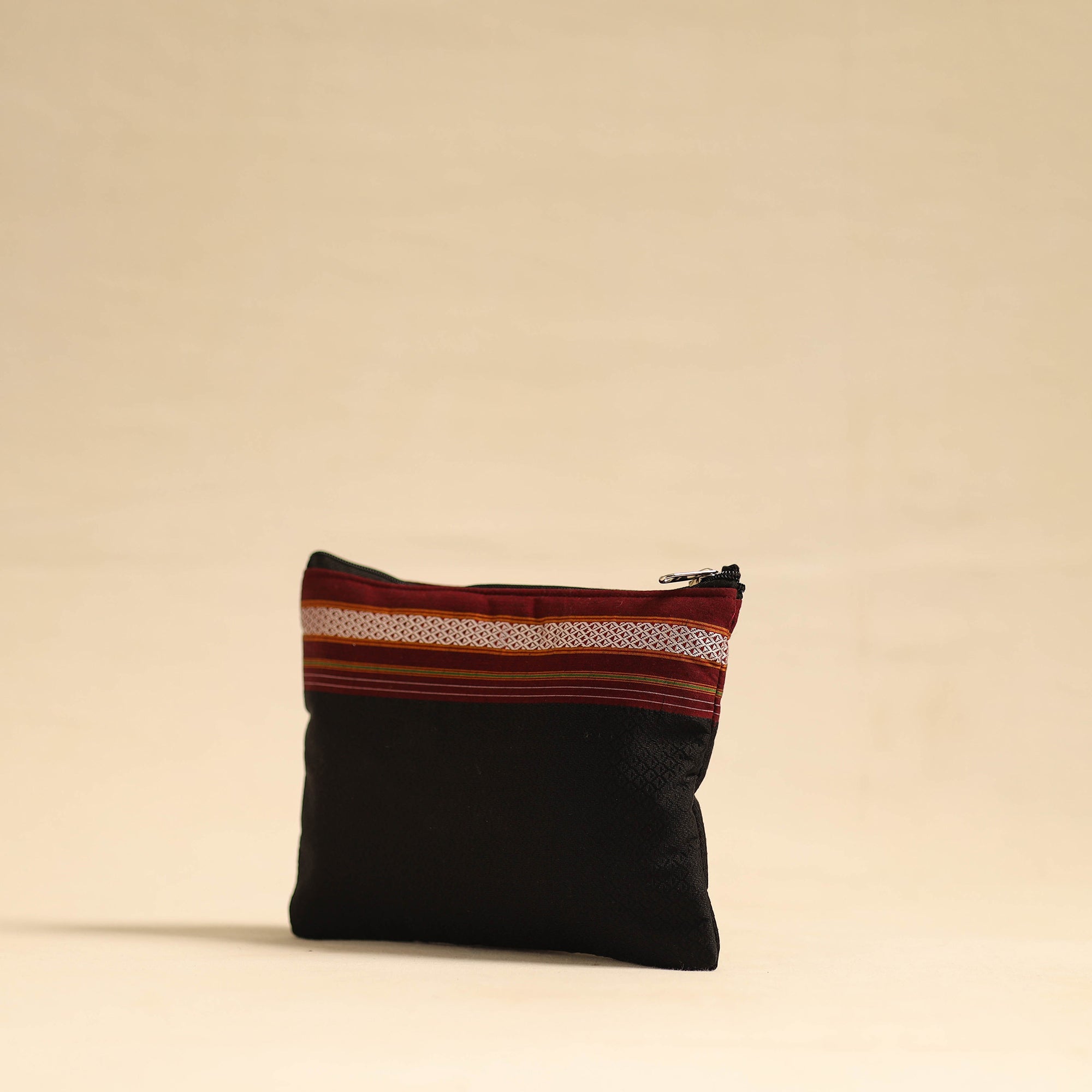 NOORI BAZAR Black - Khun Fabric Quilted Cotton Utility Pouch 01 - view 2