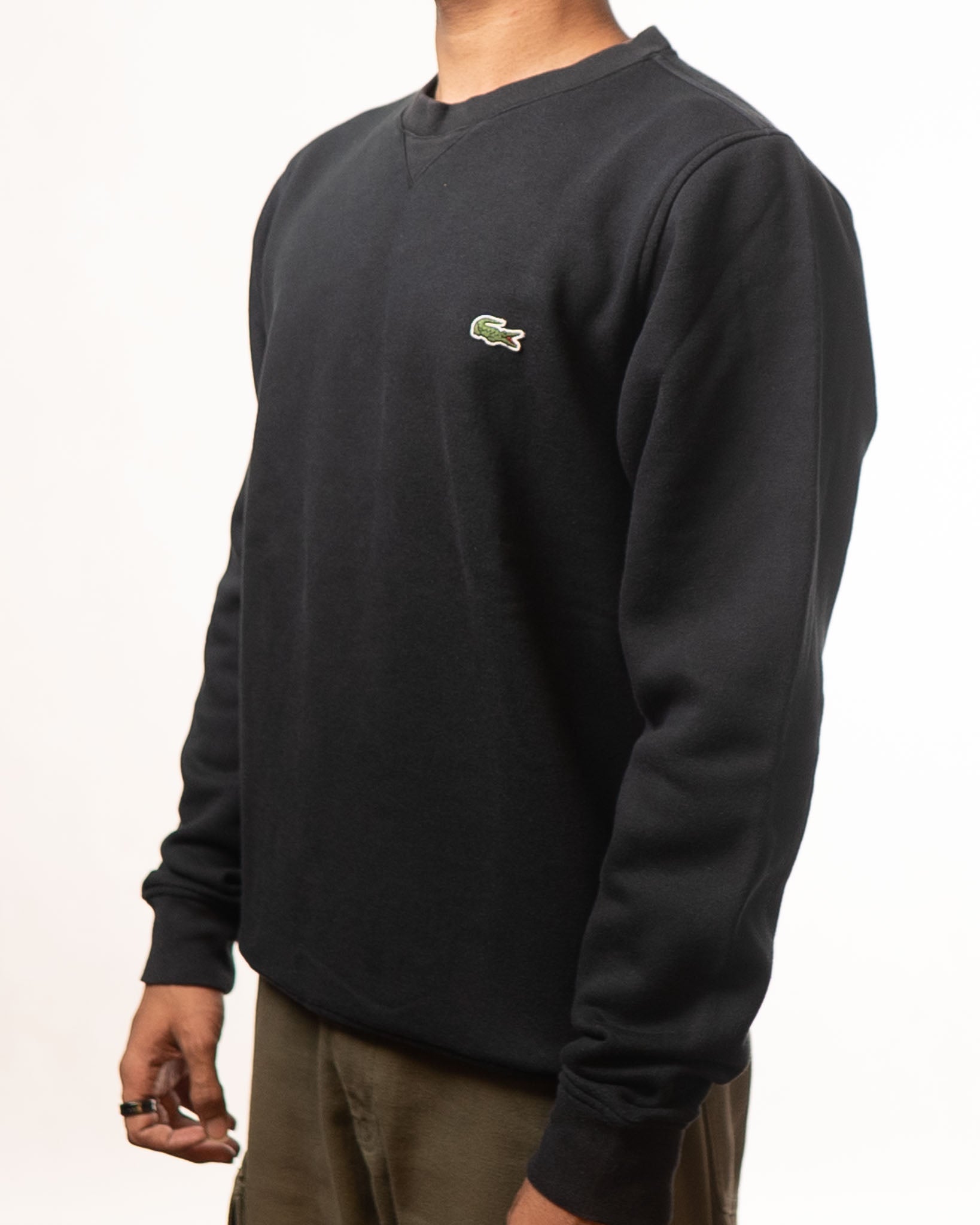 Lacoste Black Sweatshirt - view 2