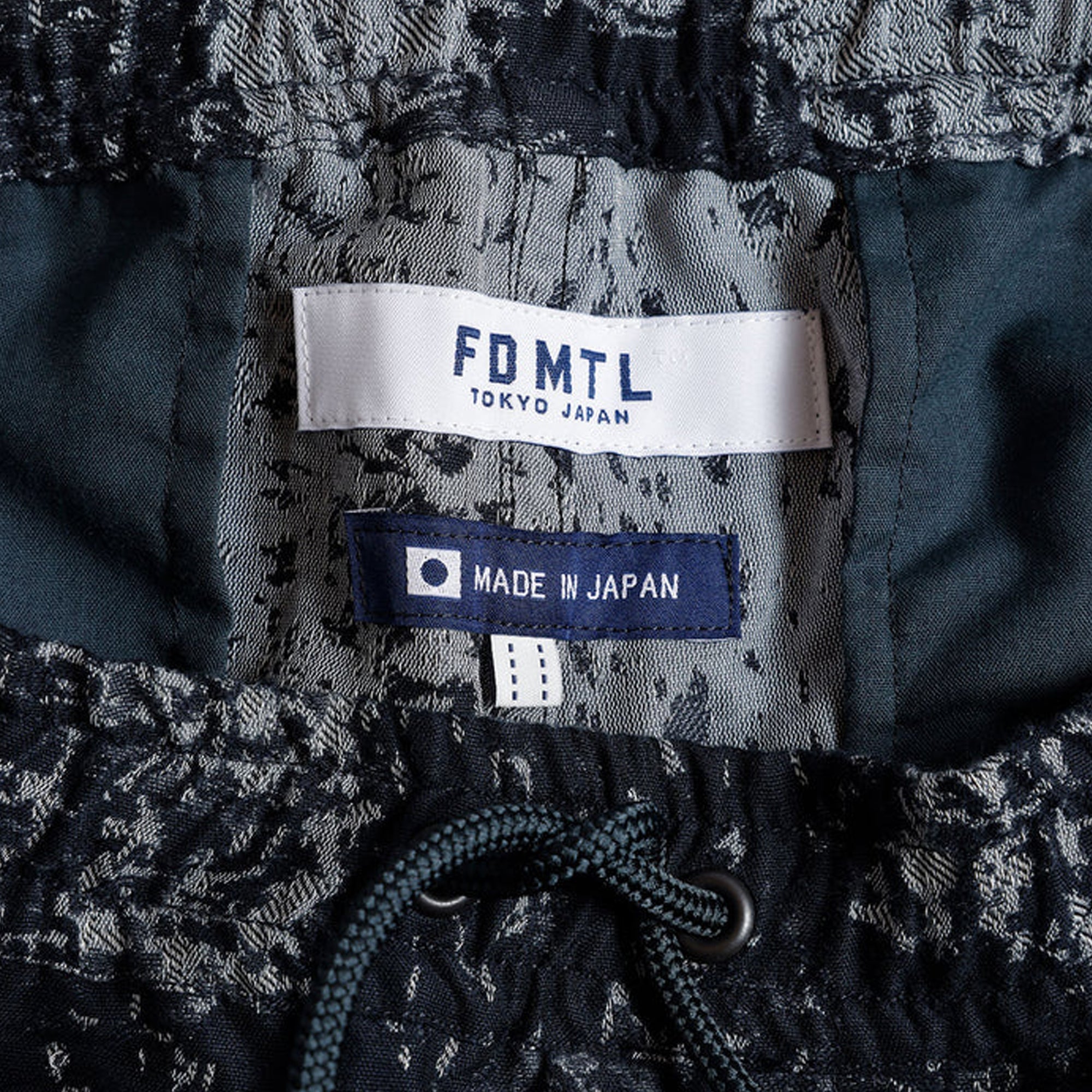 Fdmtl | Jacquard Boro Pants { Blue Grey - view 3