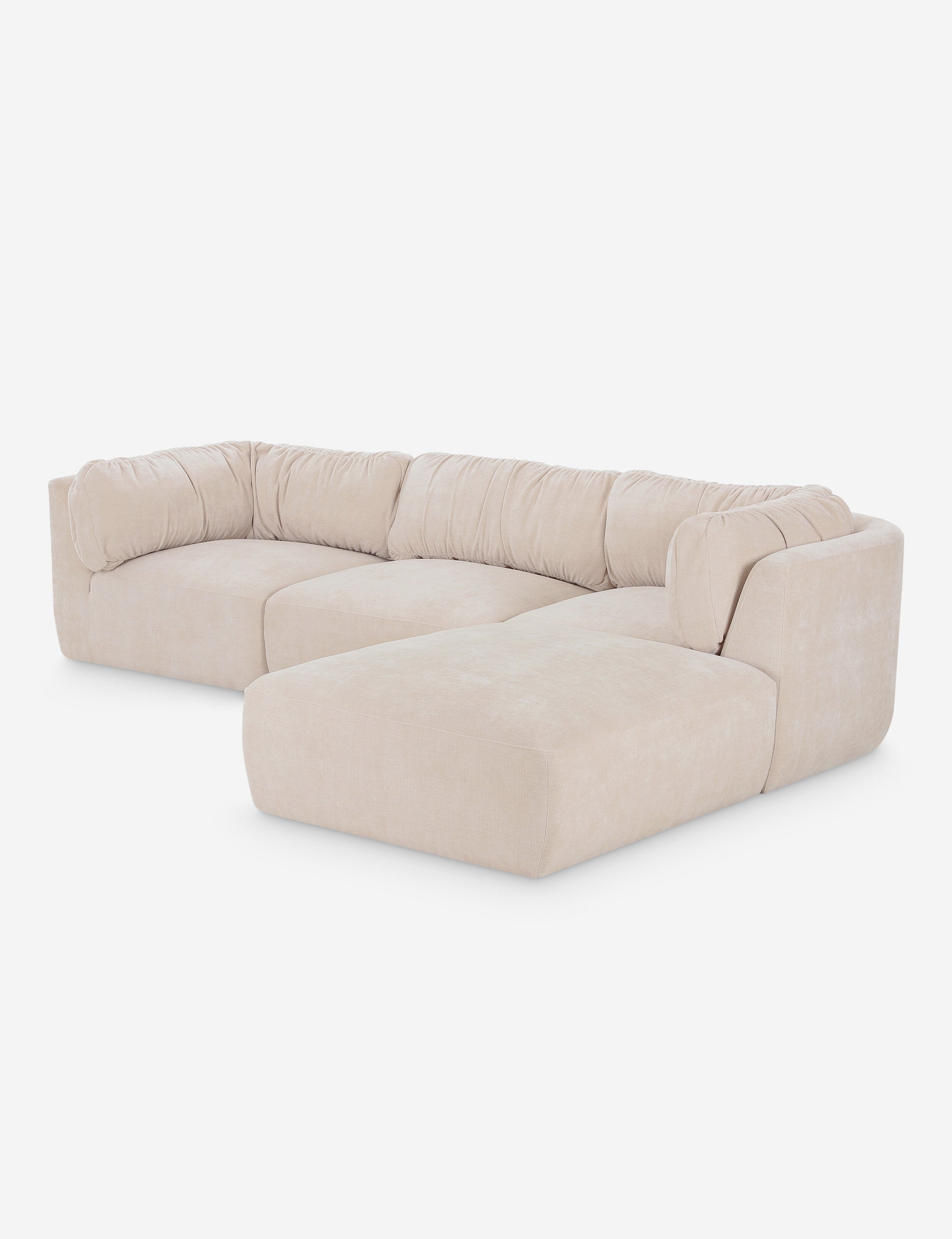 Lulu and Georgia Marona Modular 4-Piece Chaise Sectional Sofa - view 11