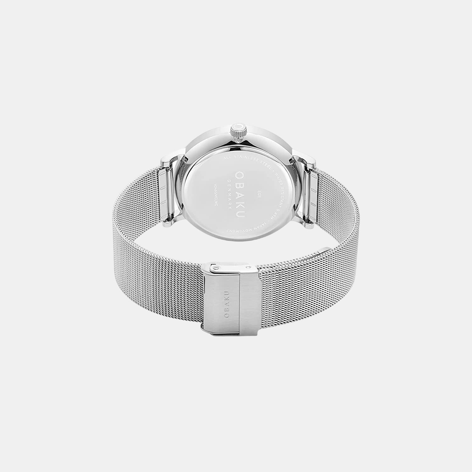 Obaku Ege Cyan Men Quartz Blue Dial Analog Stainless Steel Watch V246GMCLMC - view 2