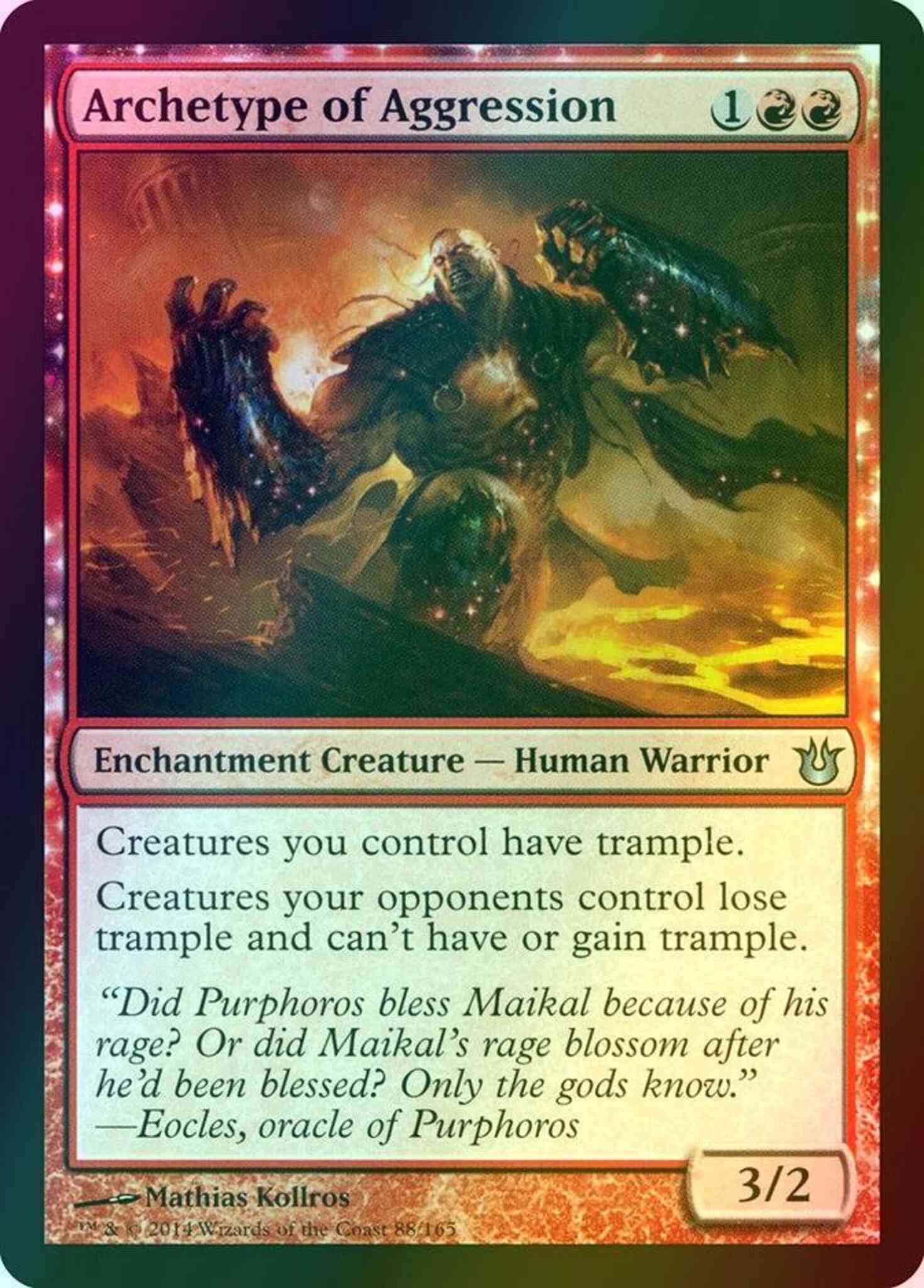 Magic Archetype of Aggression [88] [Born of the Gods] [Foil]