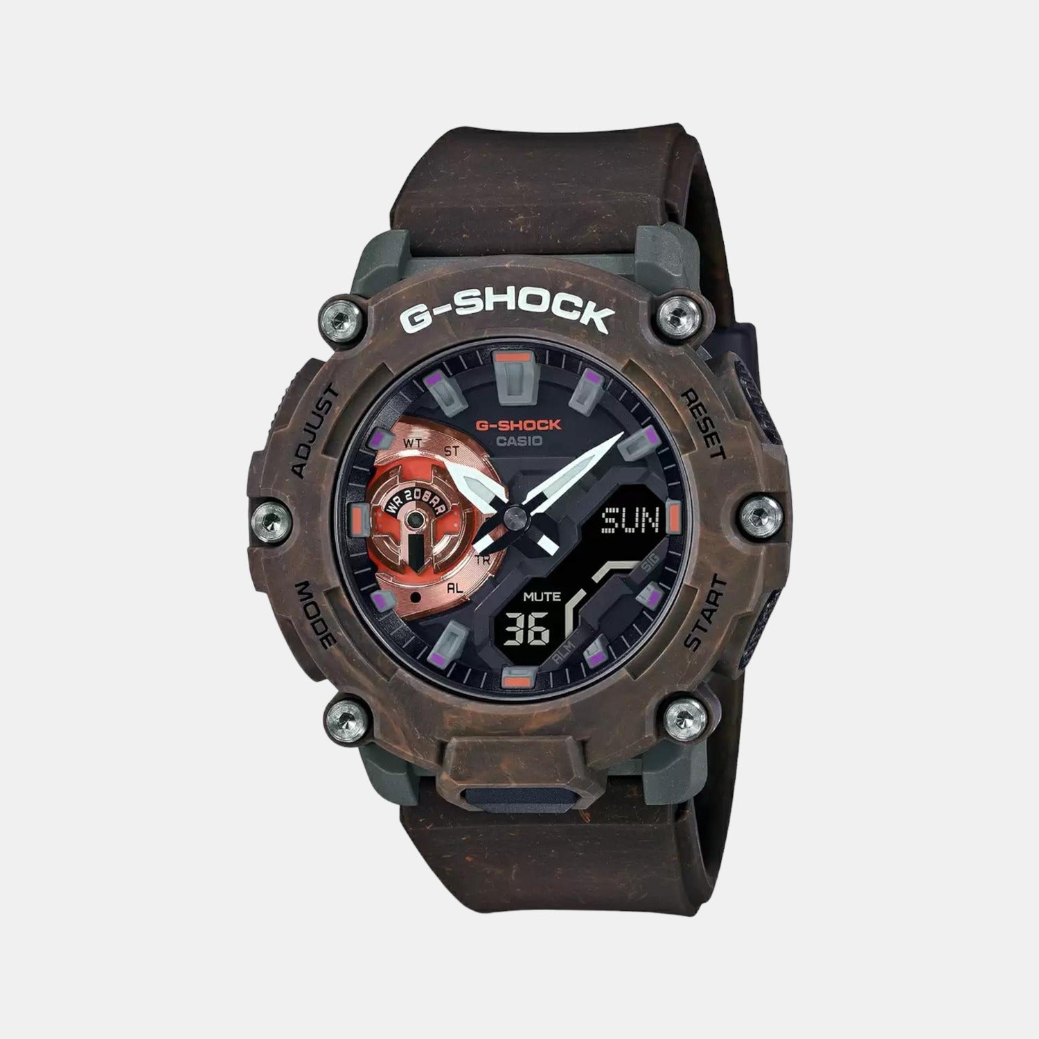 Casio G-Shock Men Quartz Black Dial Analog-Digital Resin Watch G1190