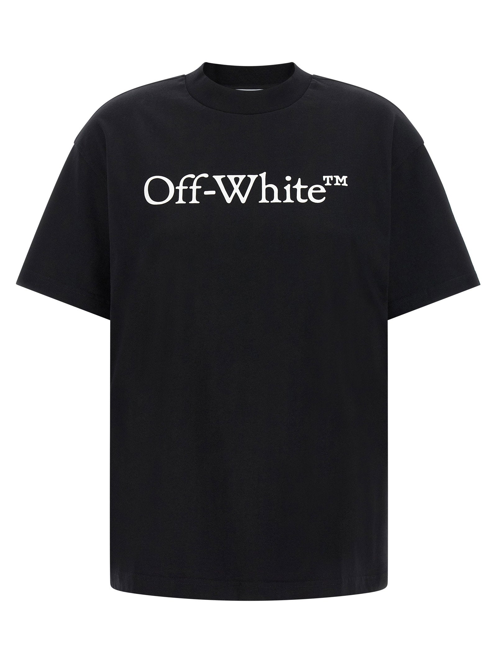 Off White Big Logo Bookish T-shirt – 100% cotton