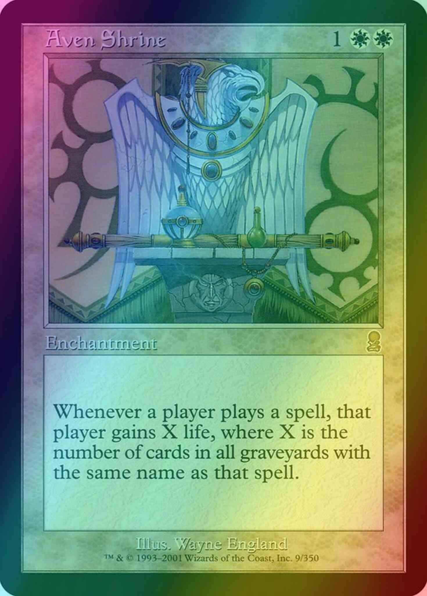 Aven shrine 9 – Magic Aven Shrine [9] [Odyssey] [Foil]