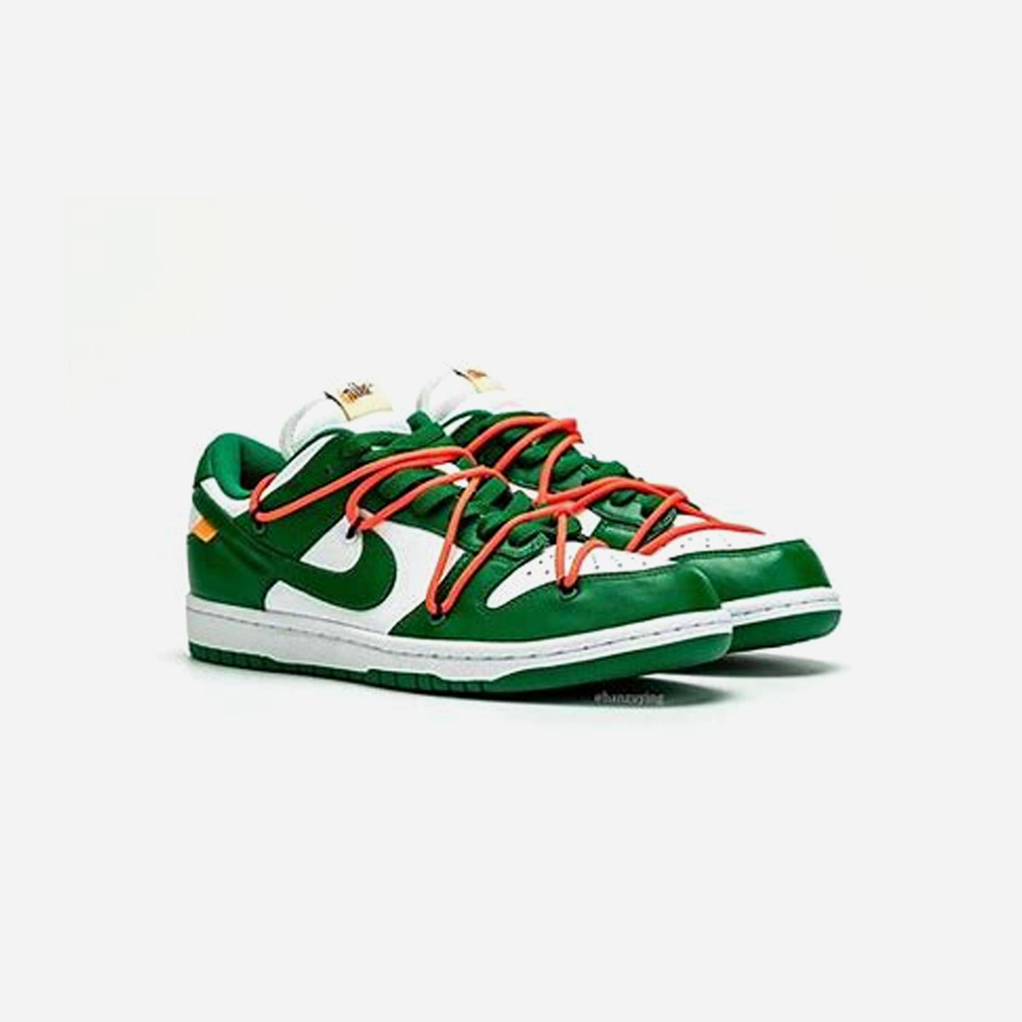Nike Dunk Low Off-white Pine Green - view 3