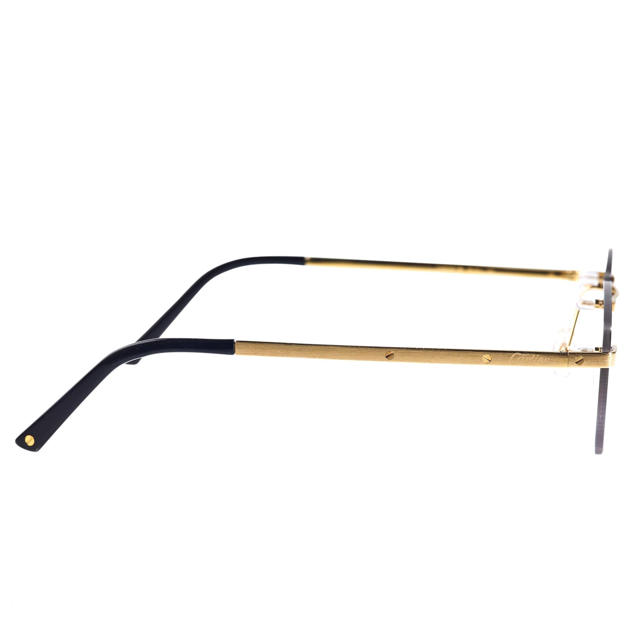 Cartier Eyewear Custom CT0167O Santos De Cartier Rimless Sunglasses - view 2