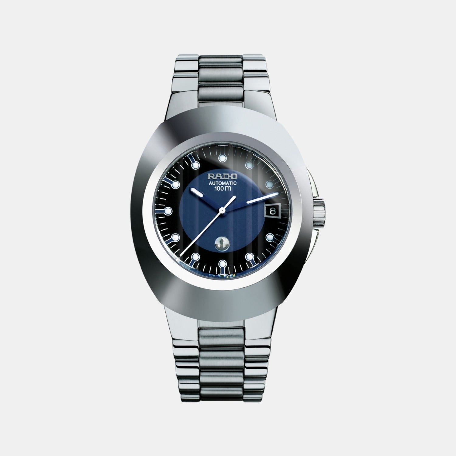 Rado Diastar Men Automatic Blue Dial Analog Stainless Steel Watch R12637163