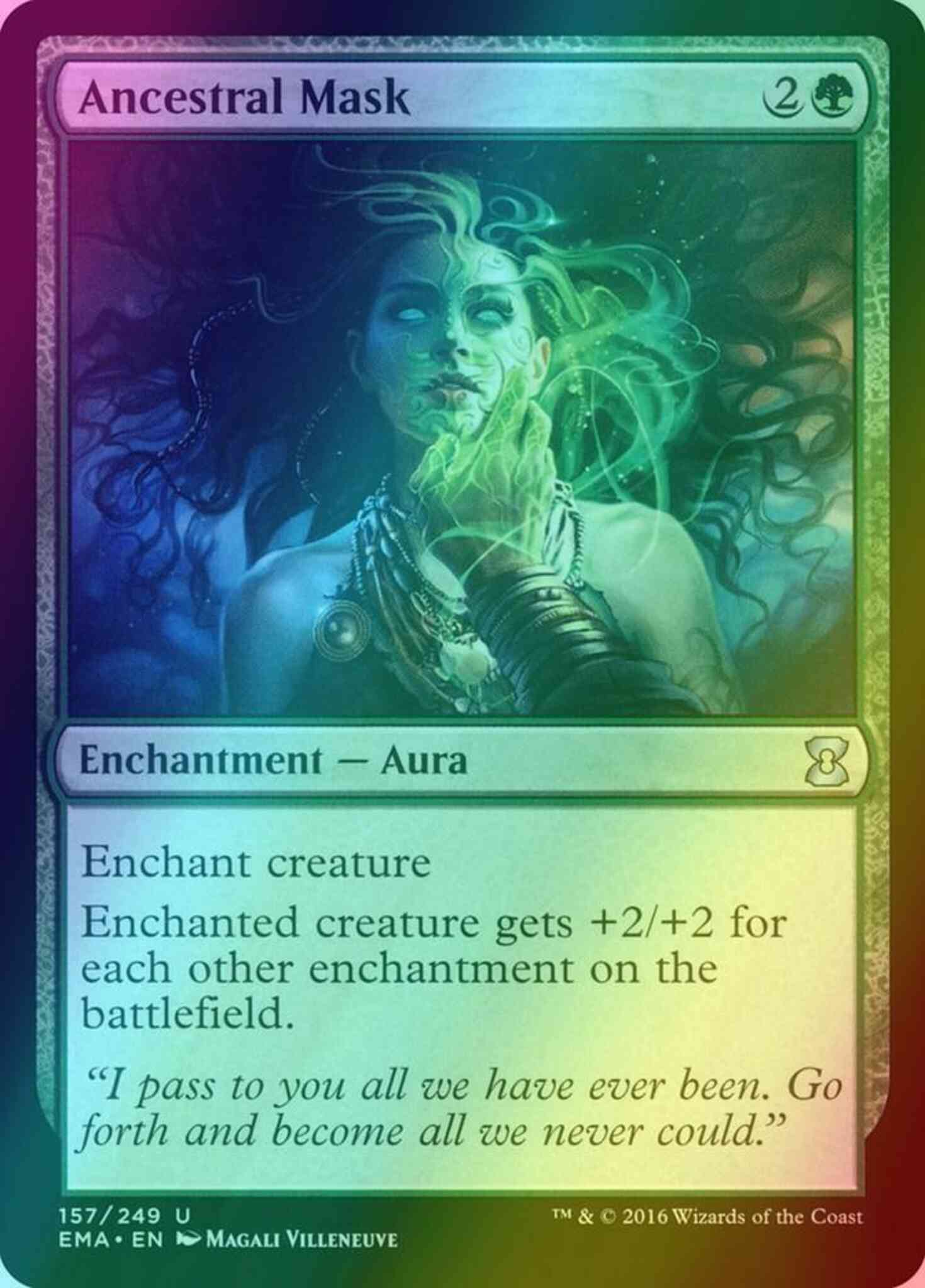 Ancestral mask 157 – Magic Ancestral Mask [157] [Eternal Masters] [Foil]